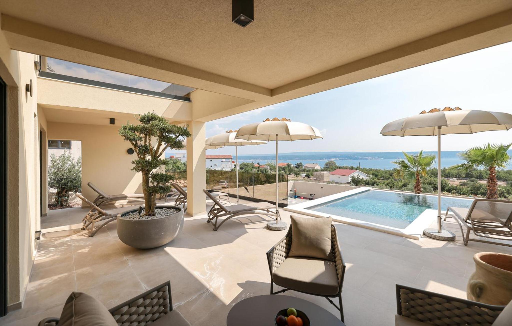 Beach Front Home In Maslenica view 2