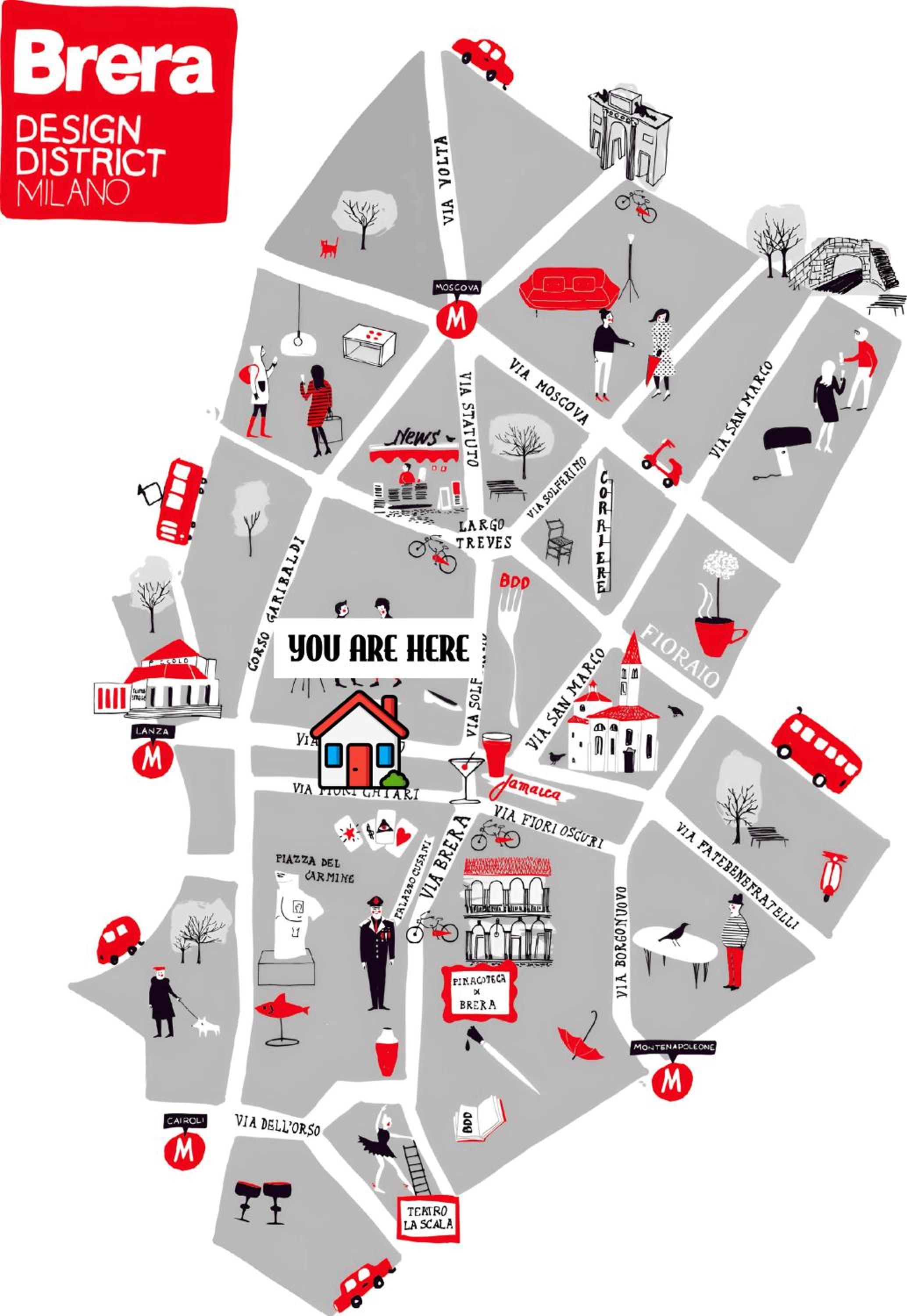 Brera VIP SpotLight - Brera - Duomo - Castello Sforzesco - Lanza Metro M2