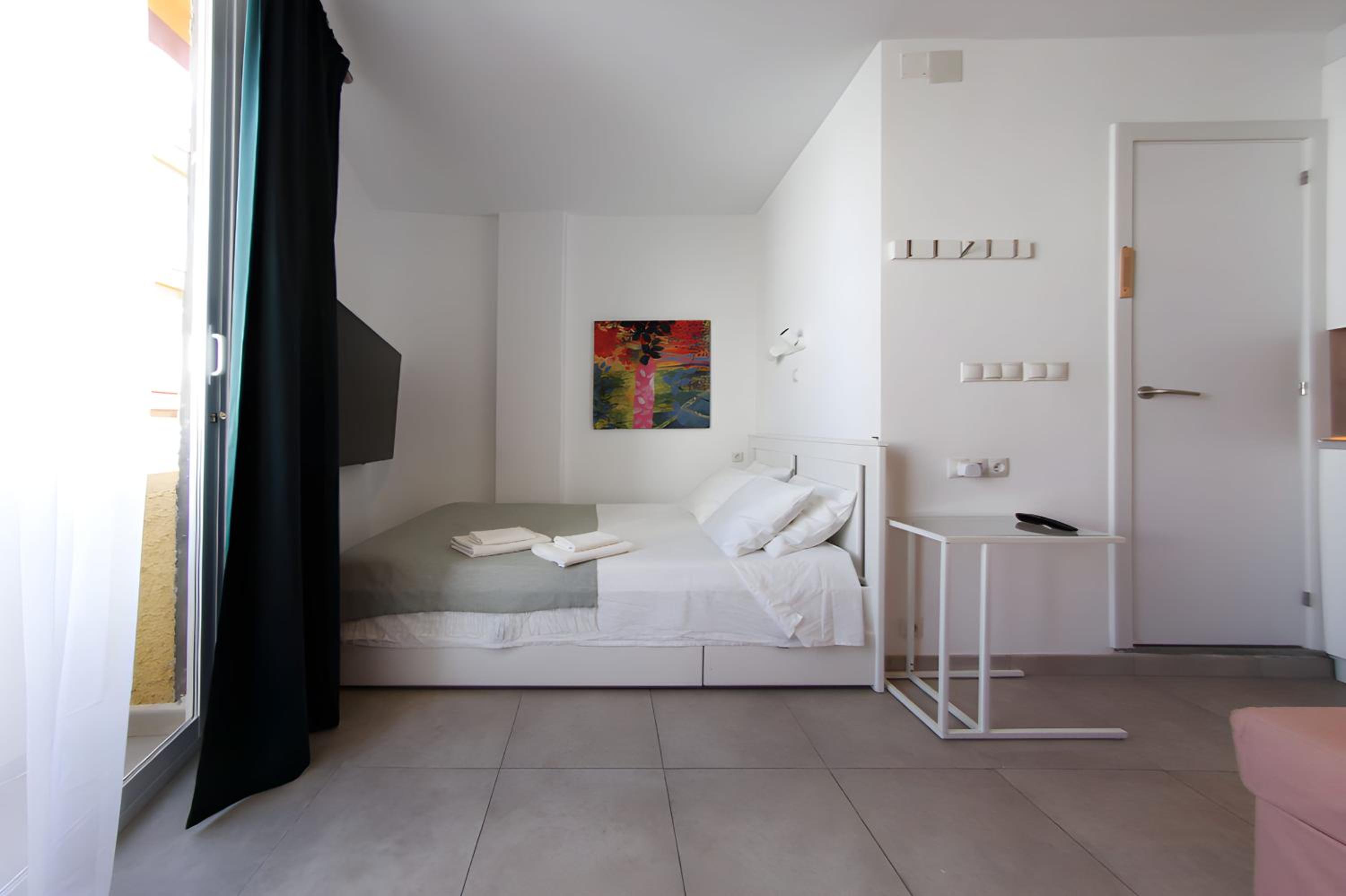 Studio with Small Balcony