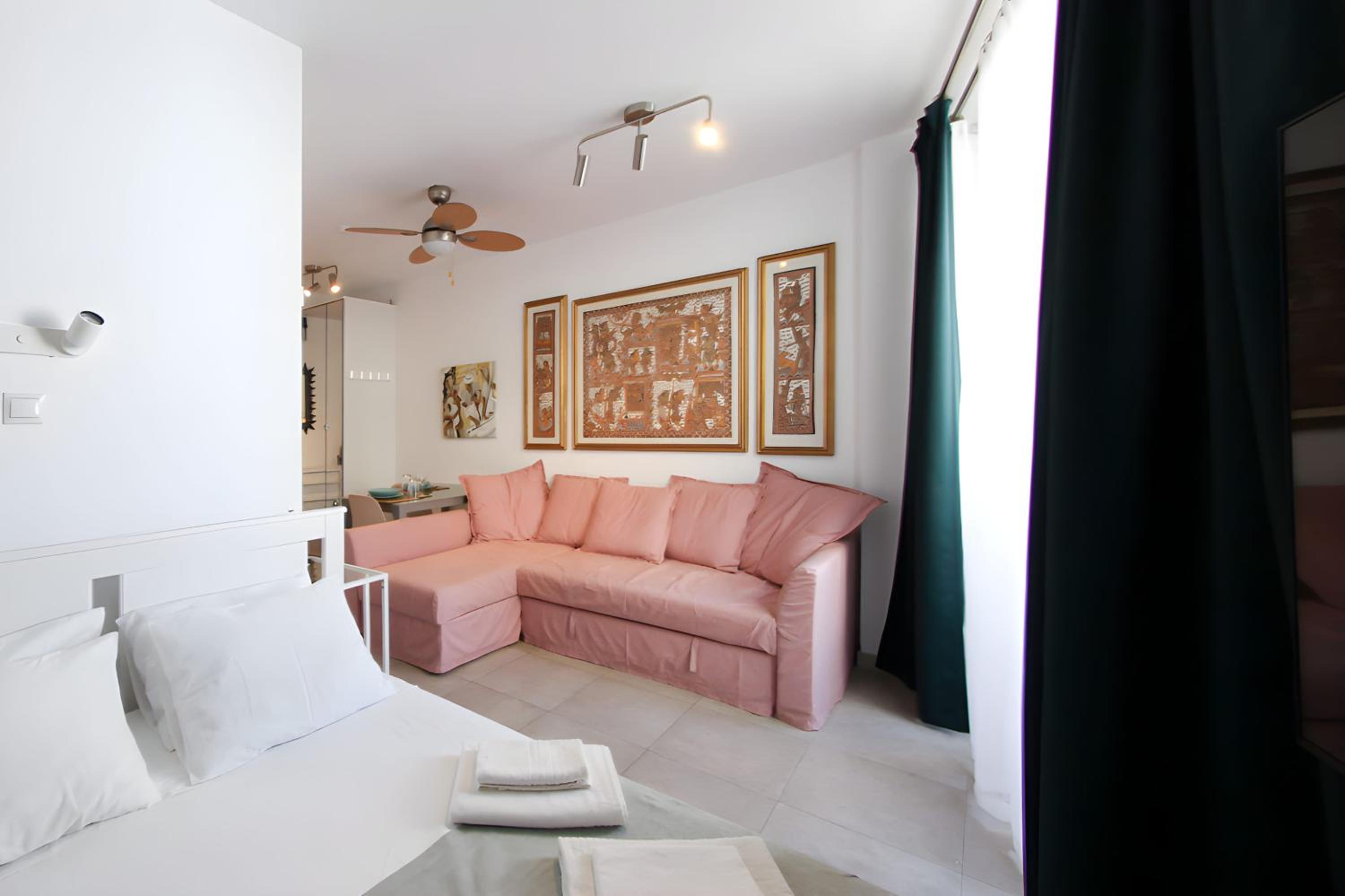 Studio with Small Balcony