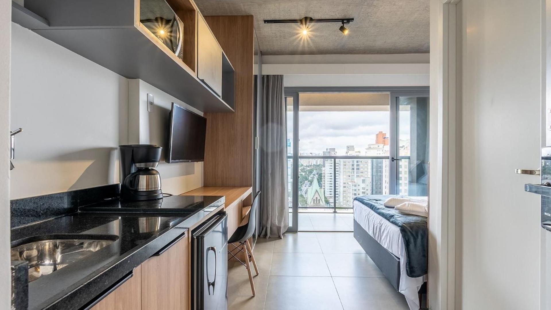 Experiência by Dabra House: Studios com Vista Panorâmica, Jardim Paulista!