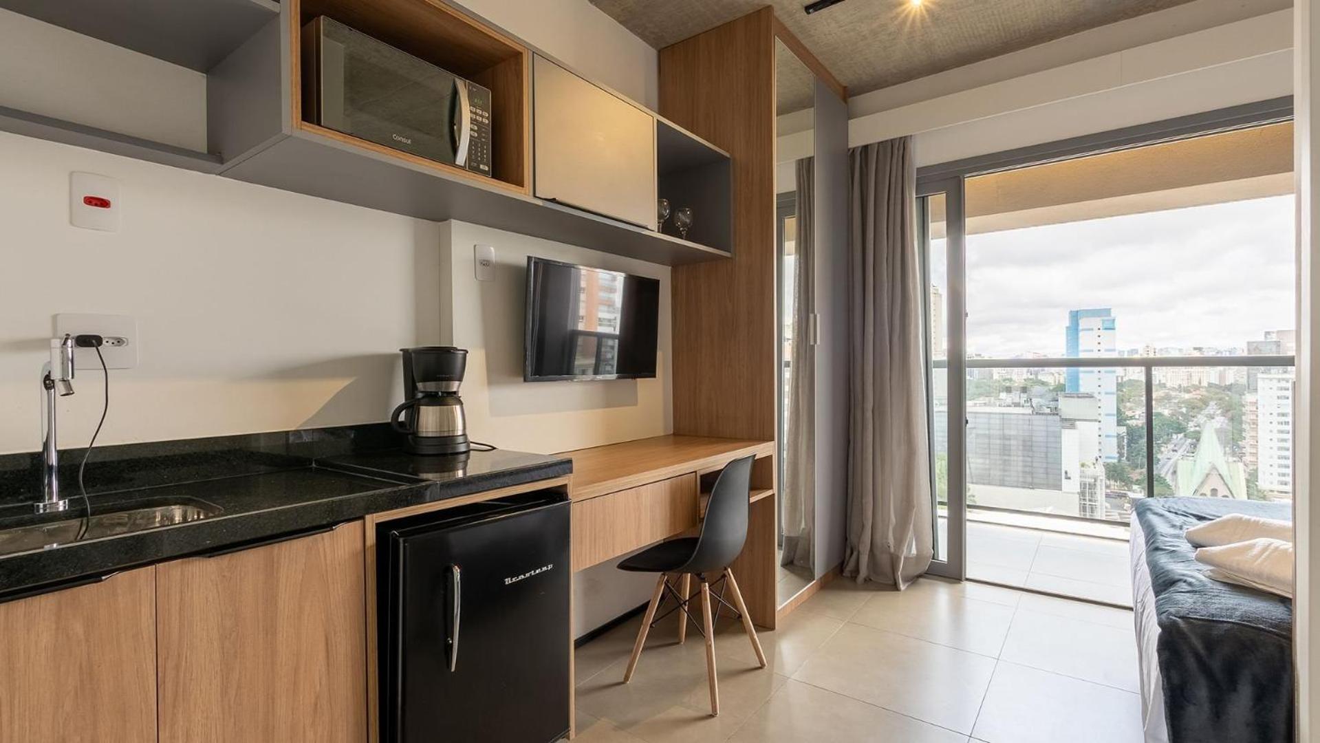 Experiência by Dabra House: Studios com Vista Panorâmica, Jardim Paulista!