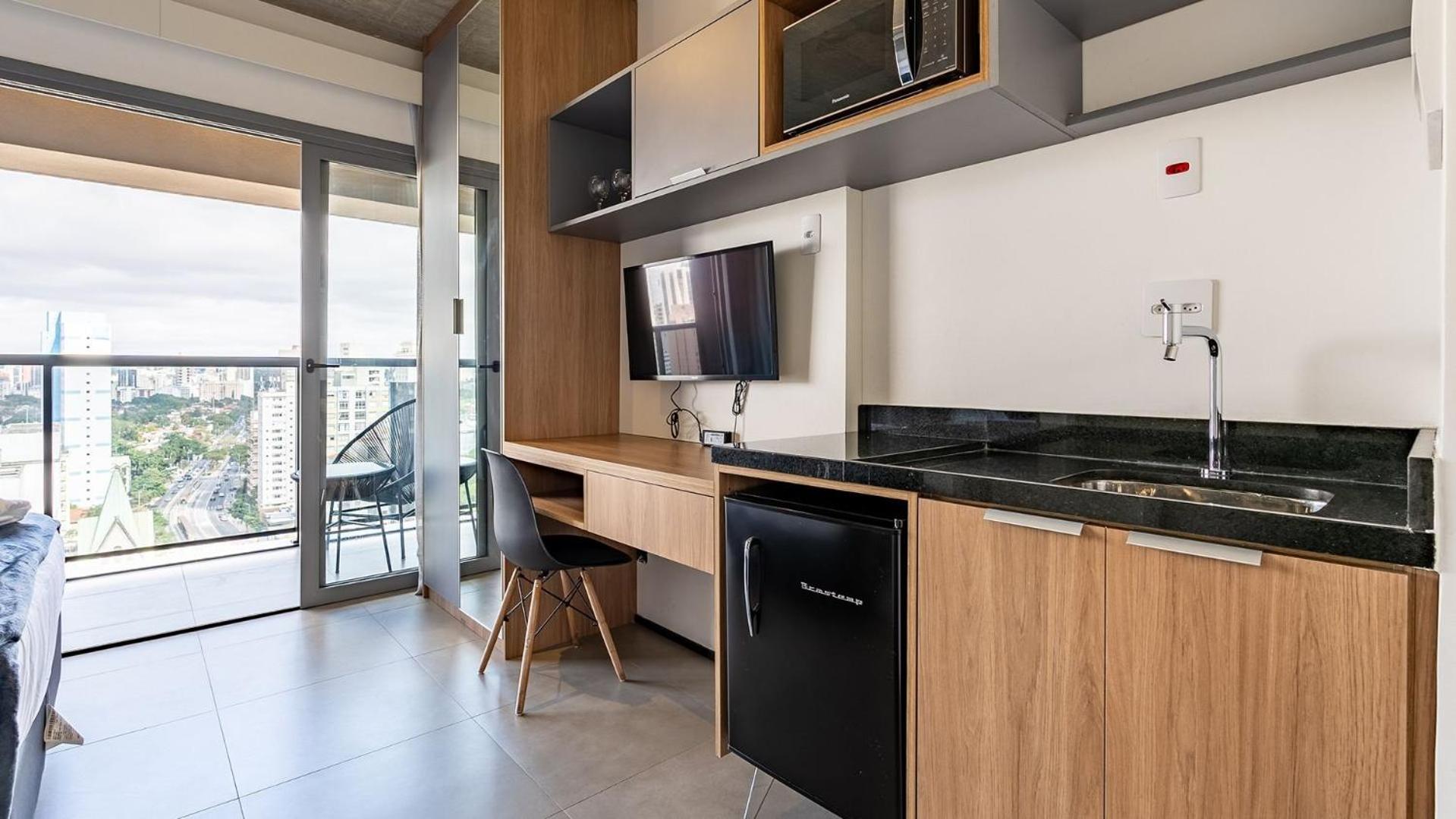 Experiência by Dabra House: Studios com Vista Panorâmica, Jardim Paulista!