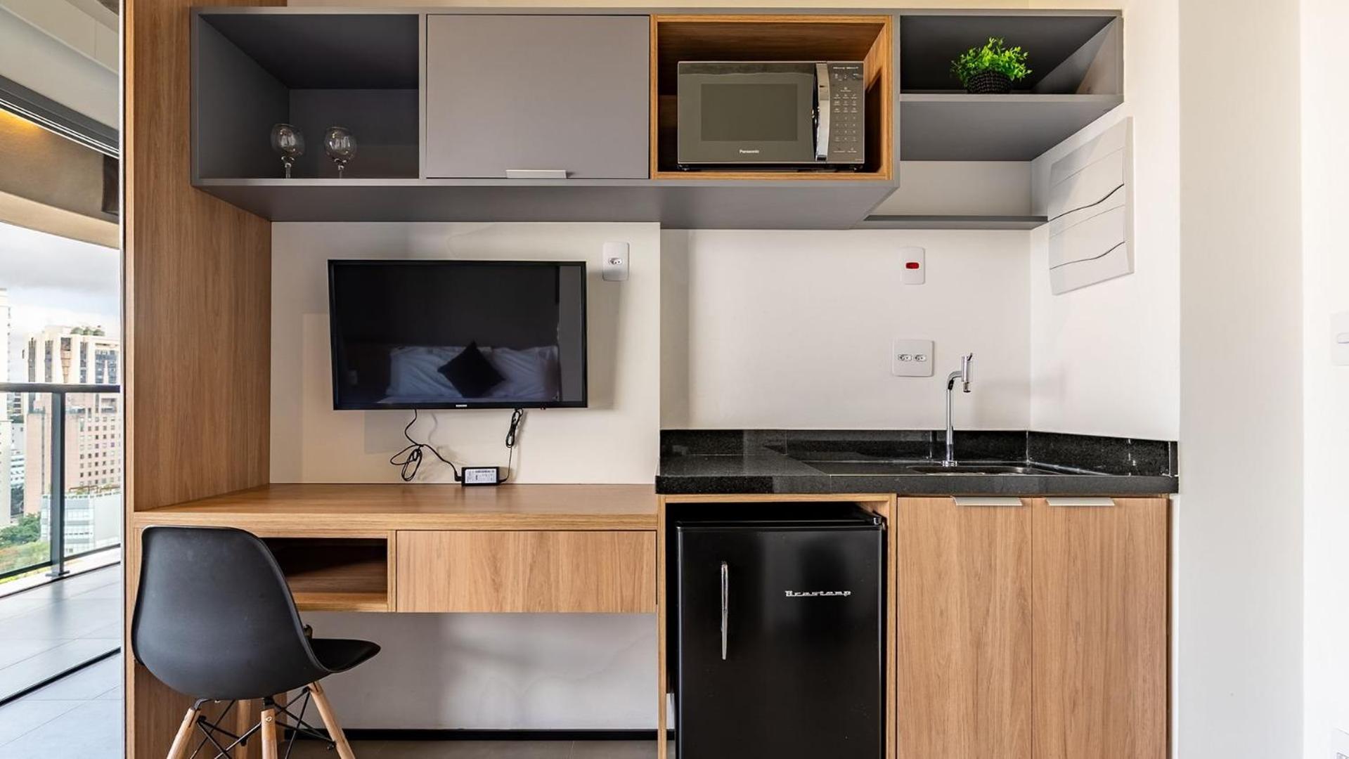 Experiência by Dabra House: Studios com Vista Panorâmica, Jardim Paulista!