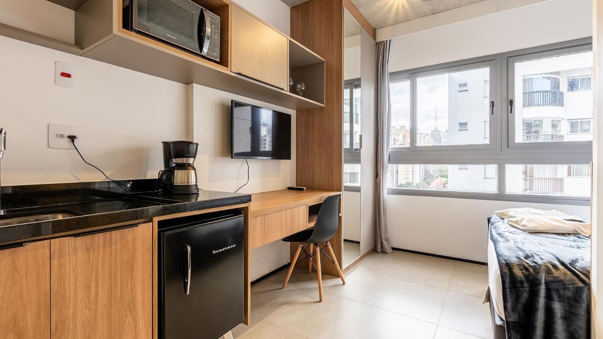 Experiência by Dabra House: Studios com Vista Panorâmica, Jardim Paulista!