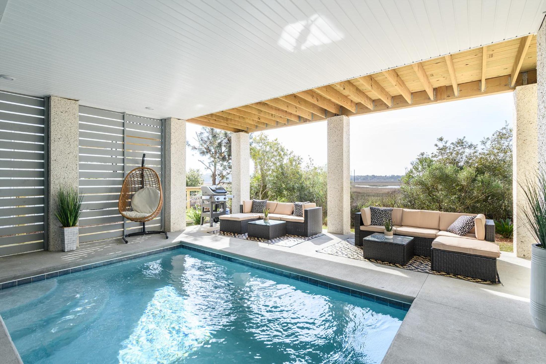 (20) Brand New Marsh View, Private Heated Pool, Elevator, 5 min drive to beach view 2