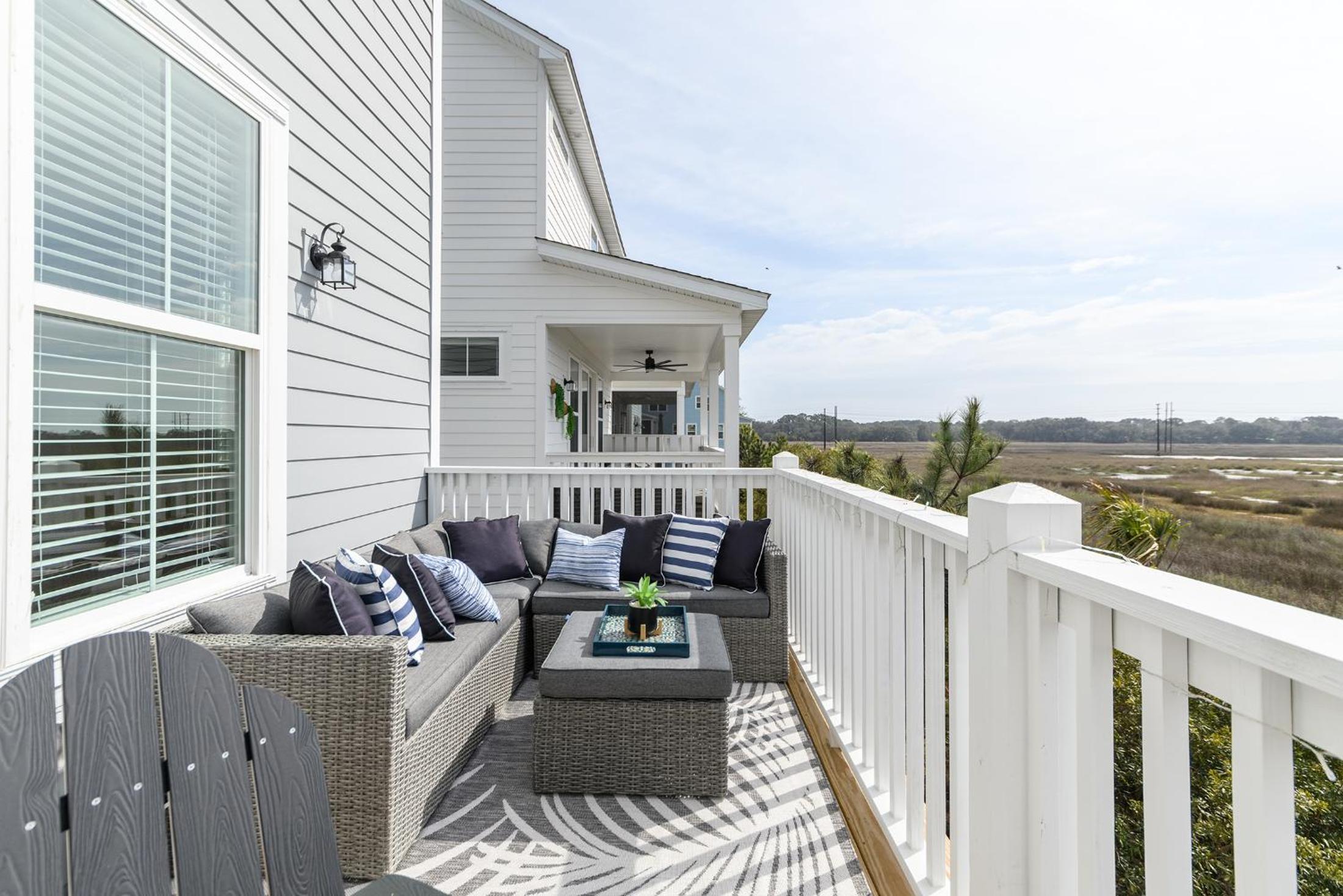 (20) Brand New Marsh View, Private Heated Pool, Elevator, 5 min drive to beach view 3