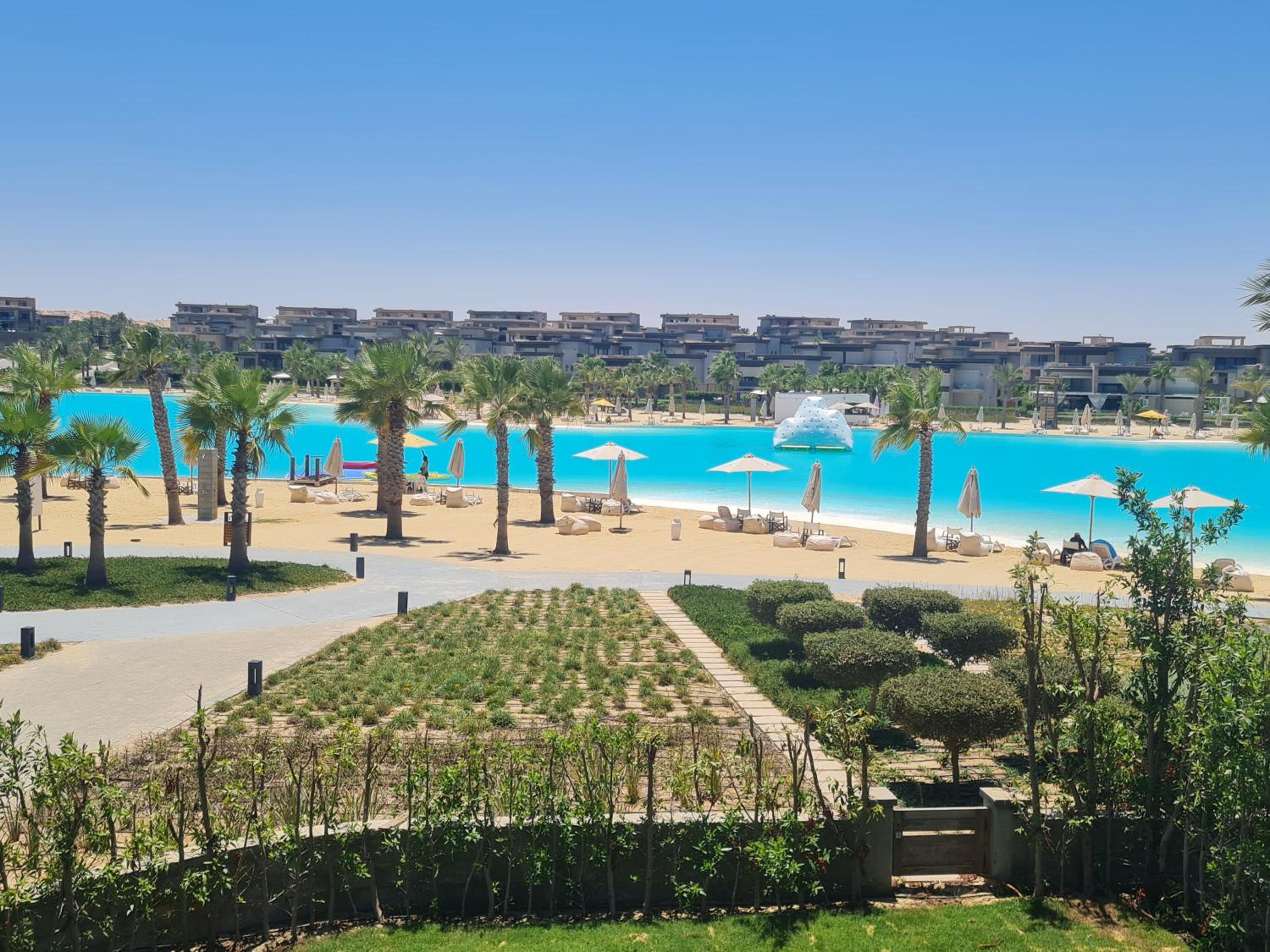 Swan Lake ras el hekma North coast first row lagoon view 2