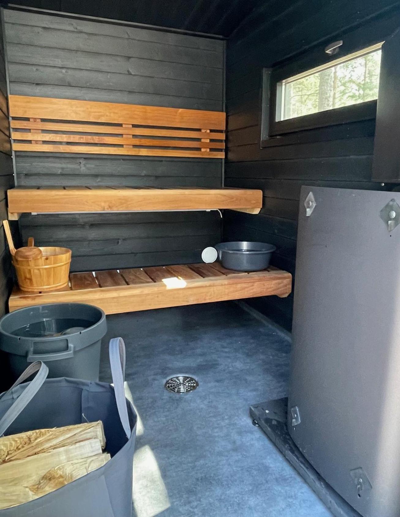 Beach house with sauna
