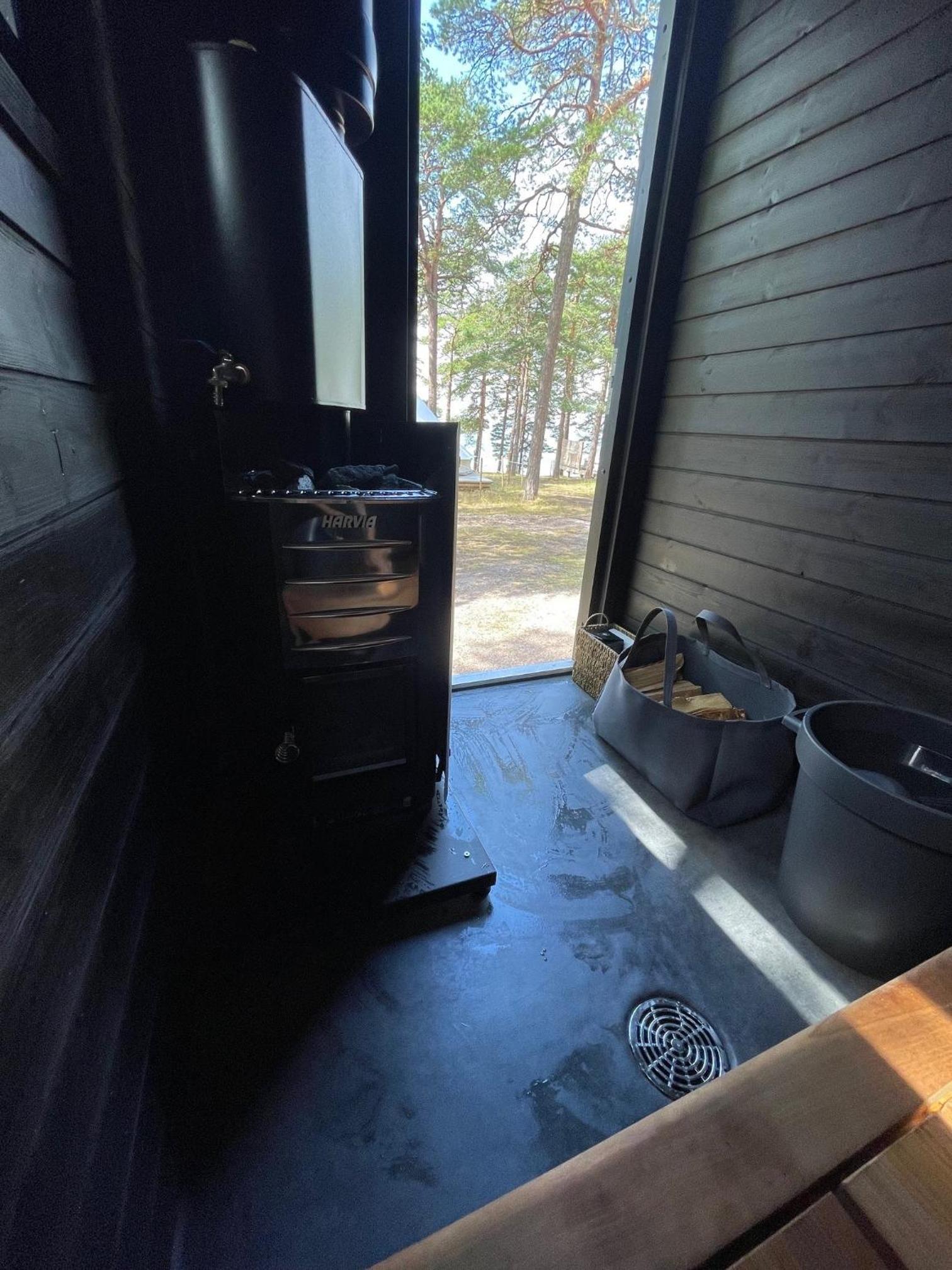 Beach house with sauna