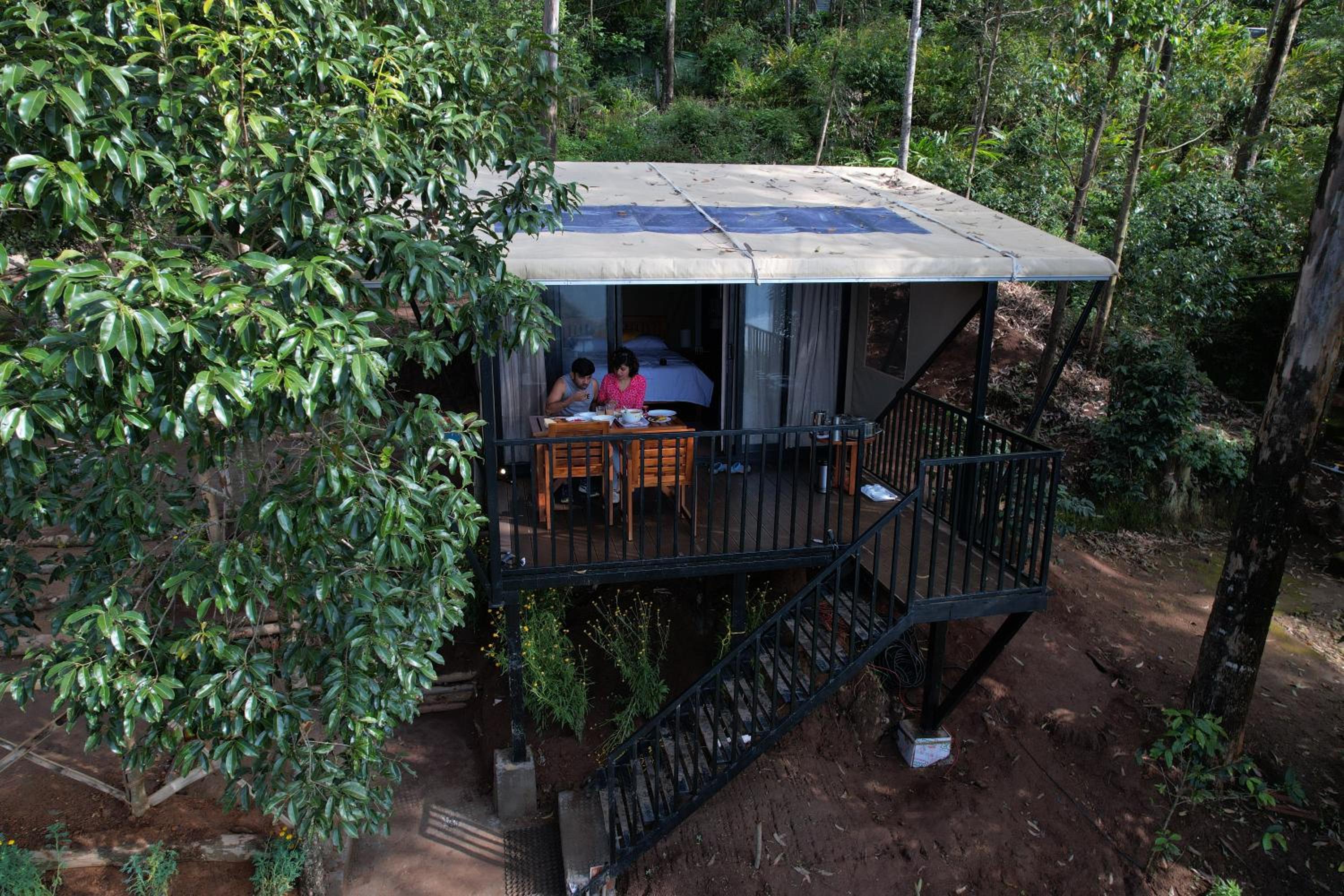 Campper Glamping Munnar view 2