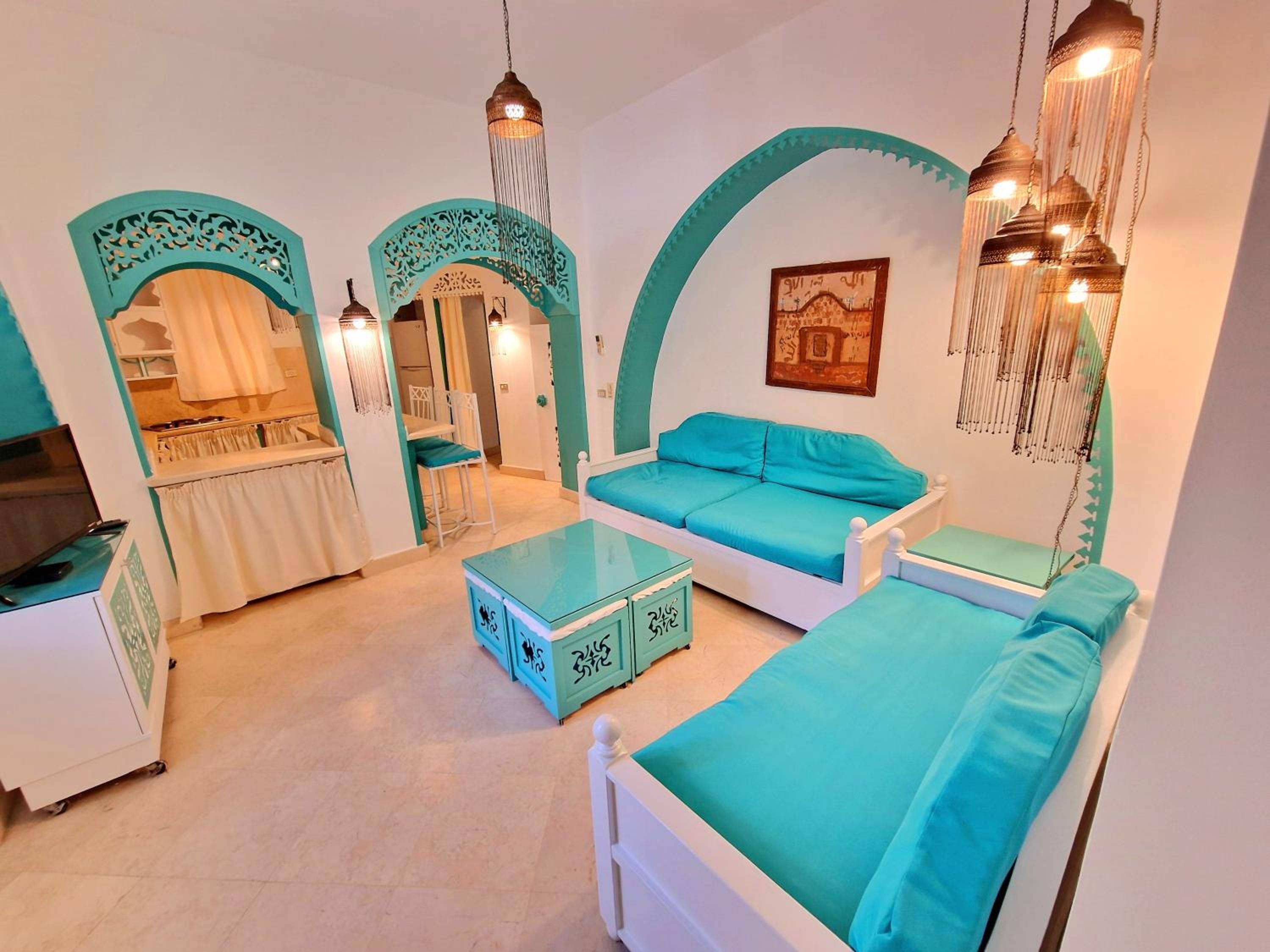 Luxury Nubian Style 1-Bedroom in The Heart of El Gouna view 2