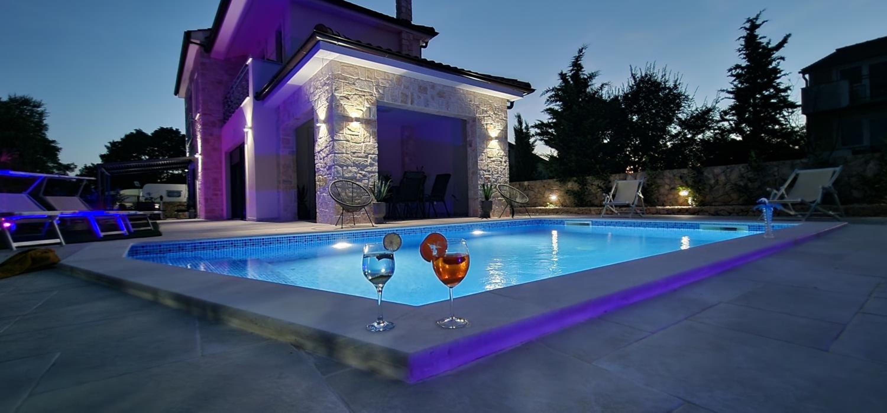 Luxury Villa Aramis with jacuzzi in Malinska