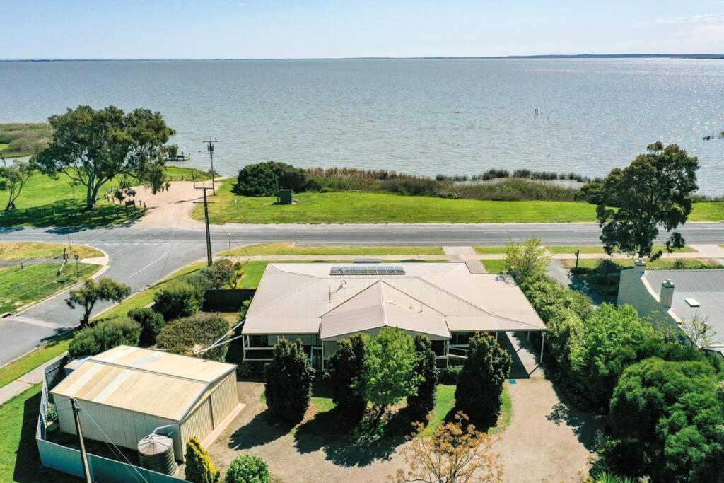 The Blue House on Lake Albert