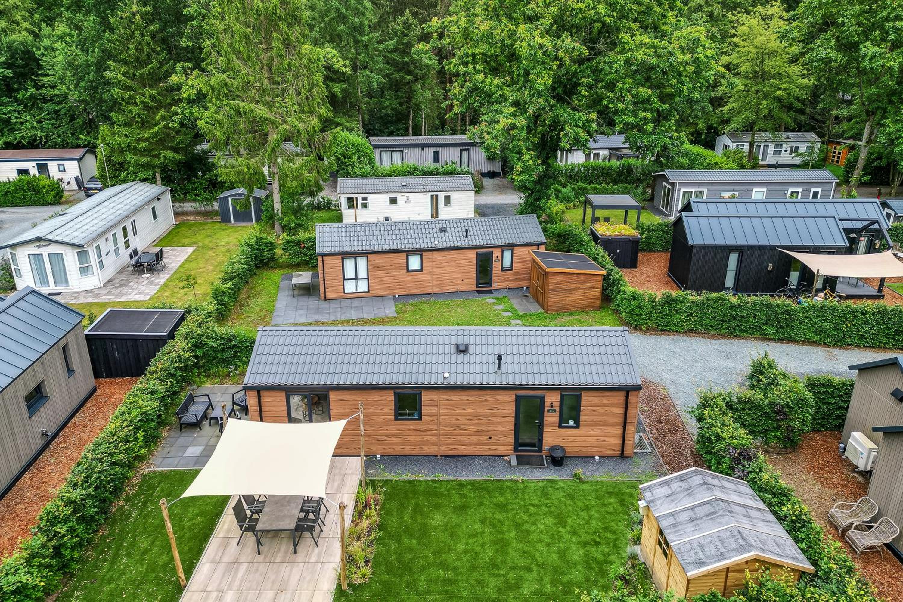 Modern chalet op de Veluwe
