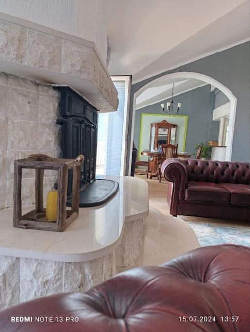 Seaview penthouse with fireplace view 5
