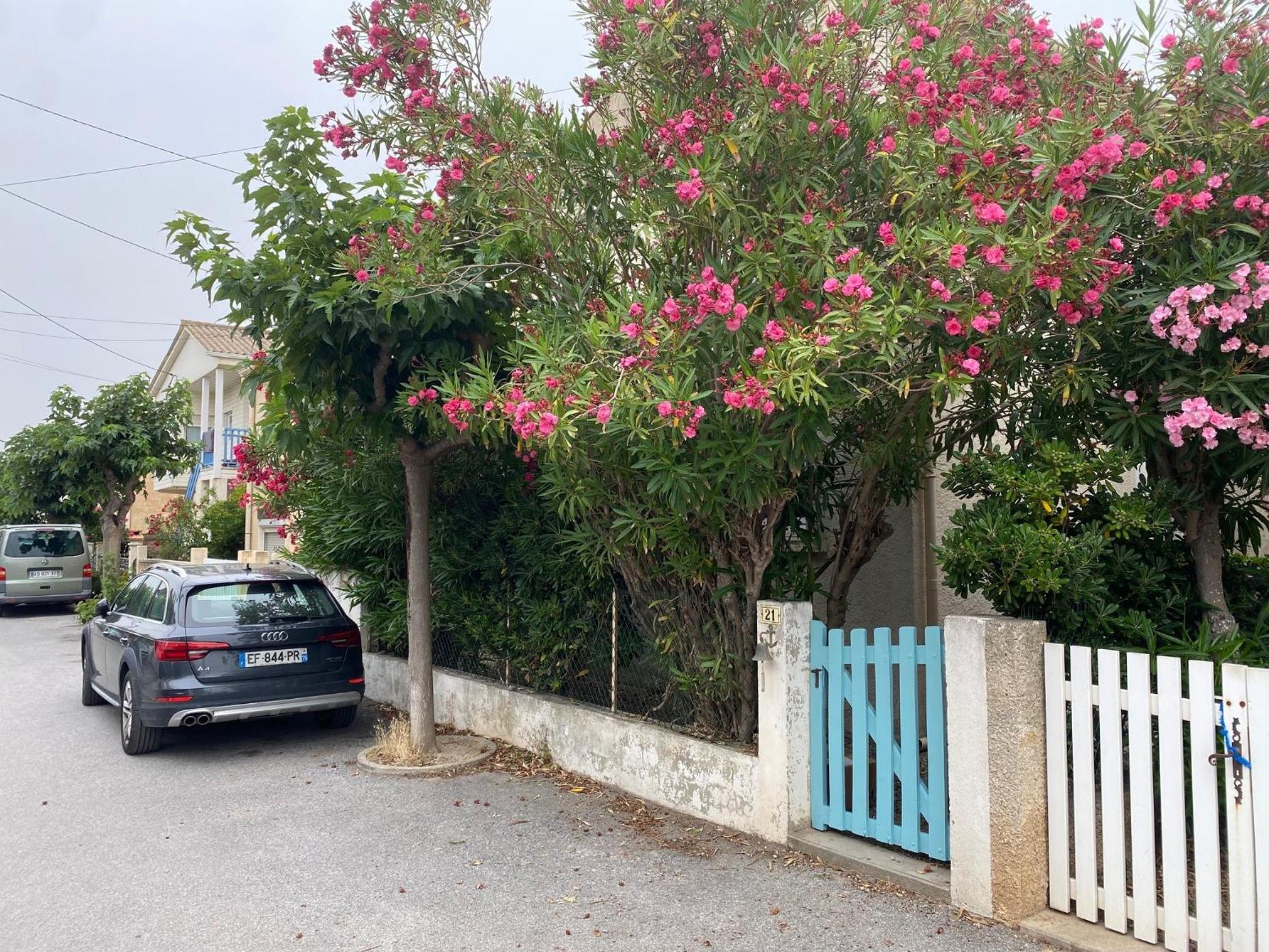 Maison 300 m de la plage avec un bel extérieur