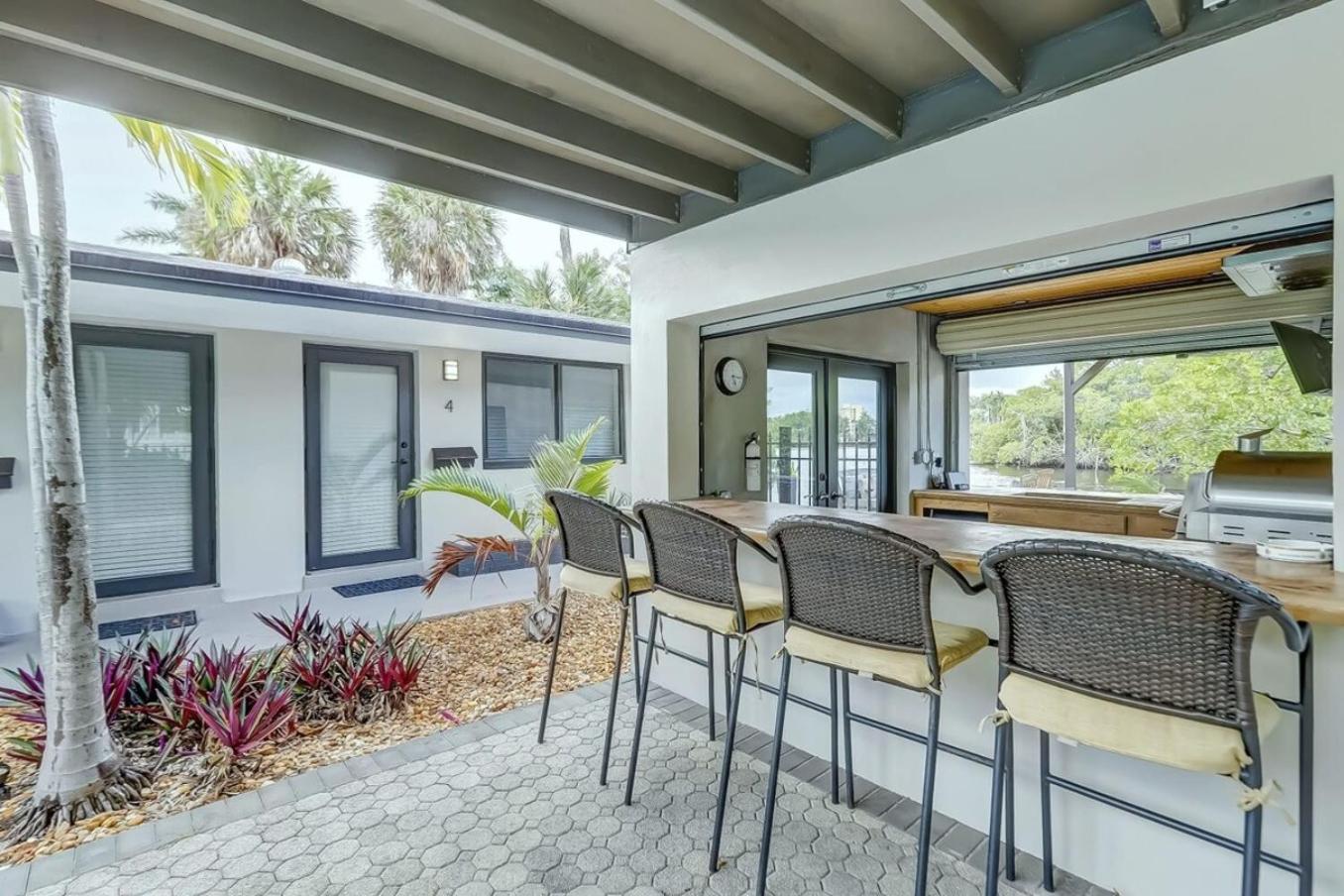 Waterfront Apartment Private Patio Pool