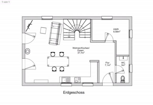 Ferienhaus Buddikate 54 Grad Nord