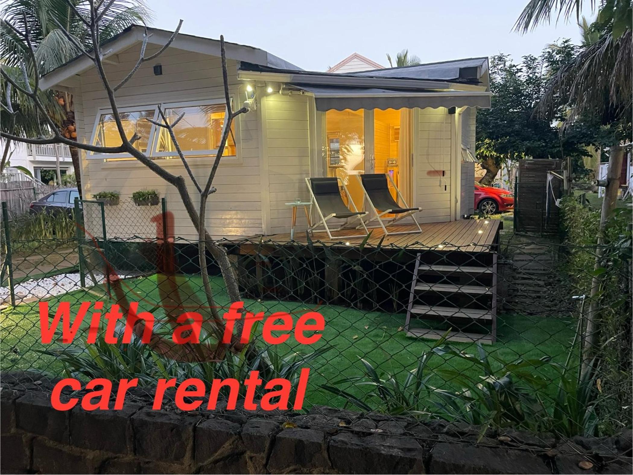 Between2Waters Chalet rental car offered