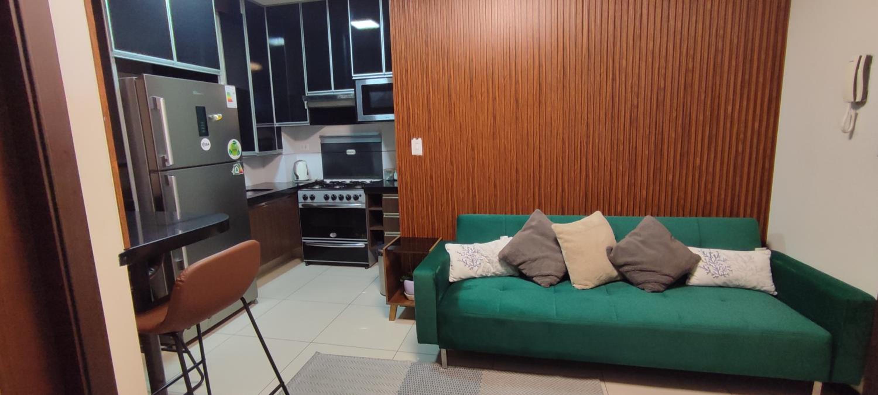 Nuevo Apartamento de 1 dormitorio, cerca de Equipetrol amoblado con Internet y Parqueo bajo techo