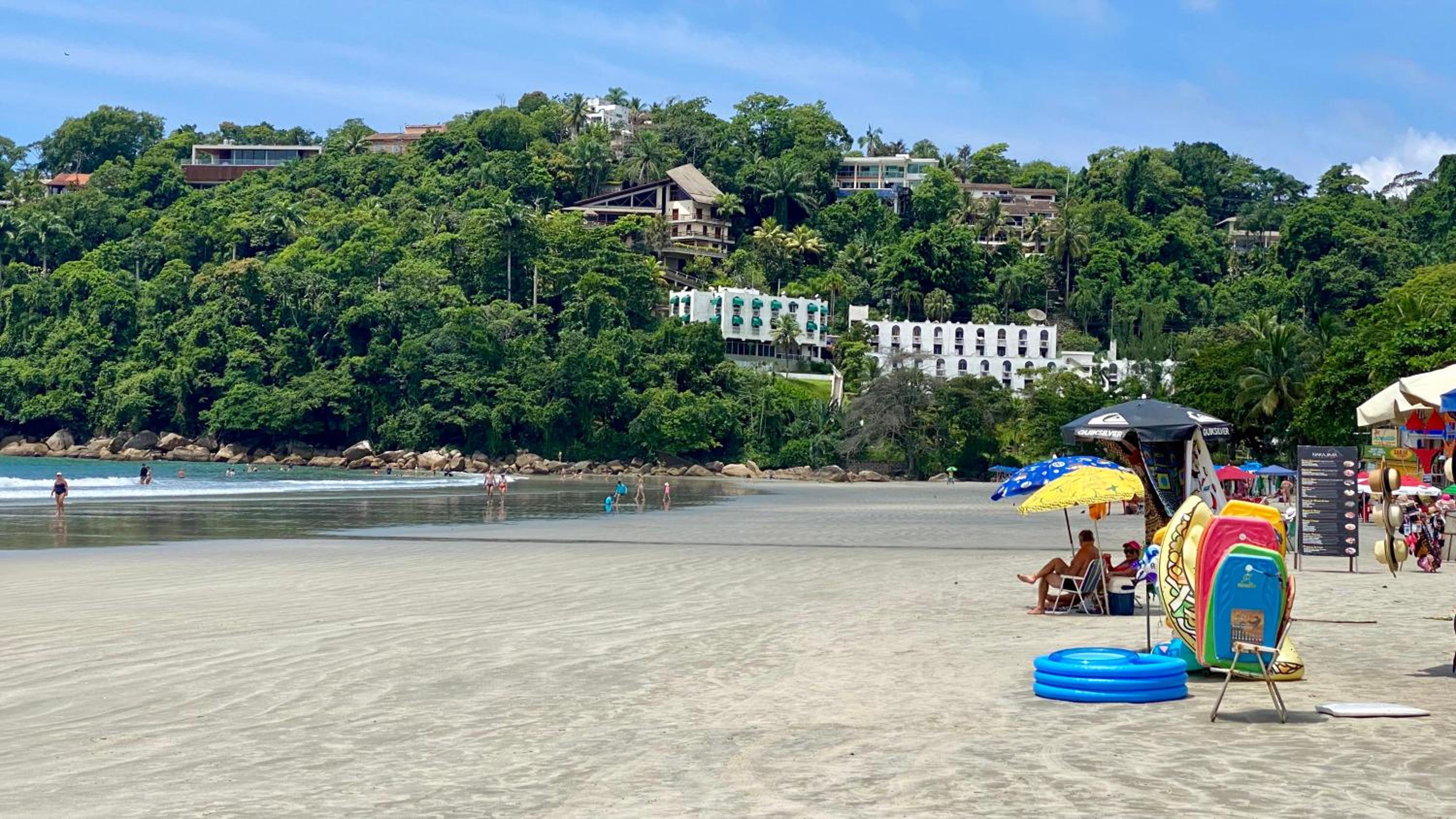 Ap charmoso Praia das Toninhas seu refúgio de férias