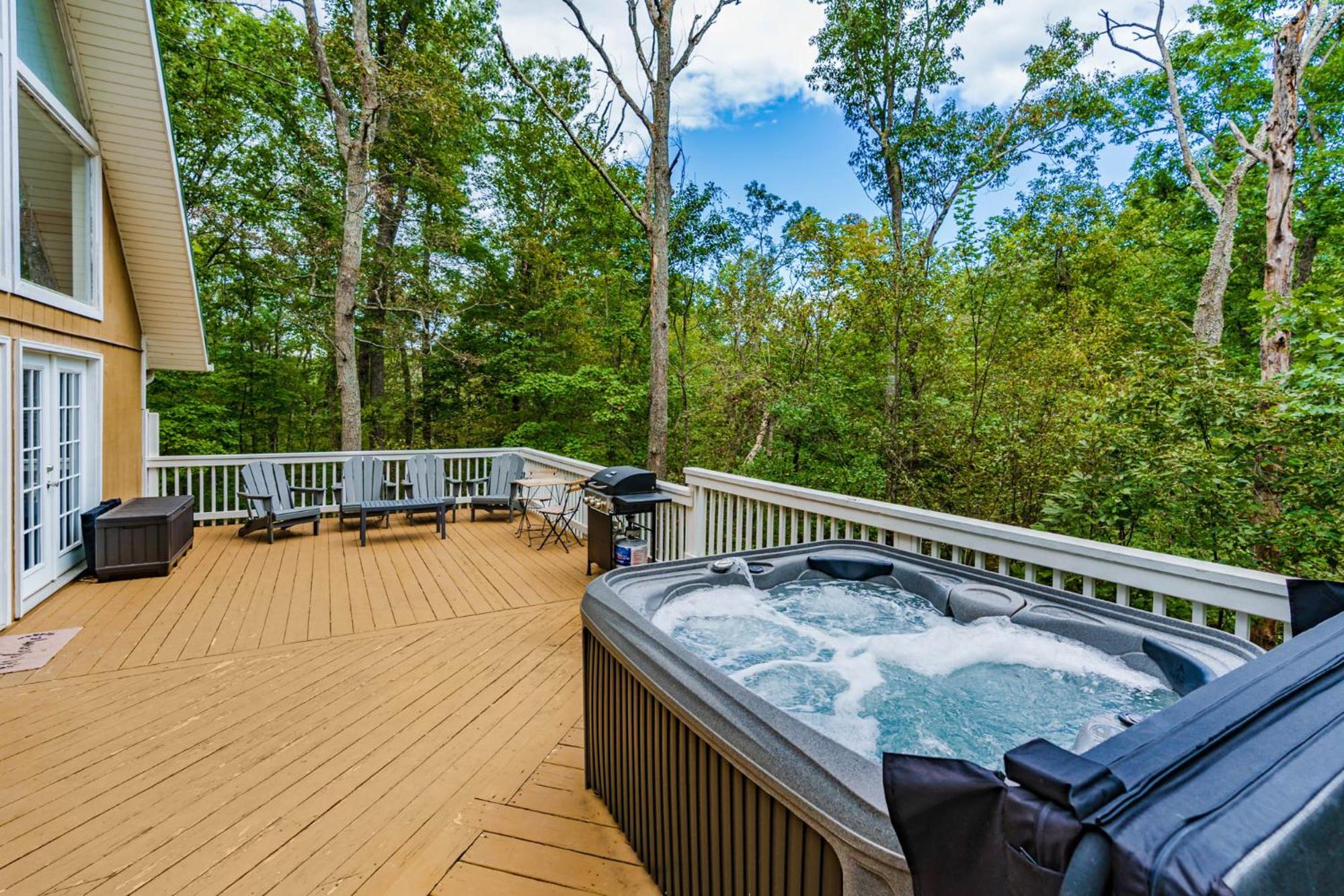 Hotel Hot Tub, Fire Pit, Deck, Grill, WiFi, Dog-Friendly - Image 1