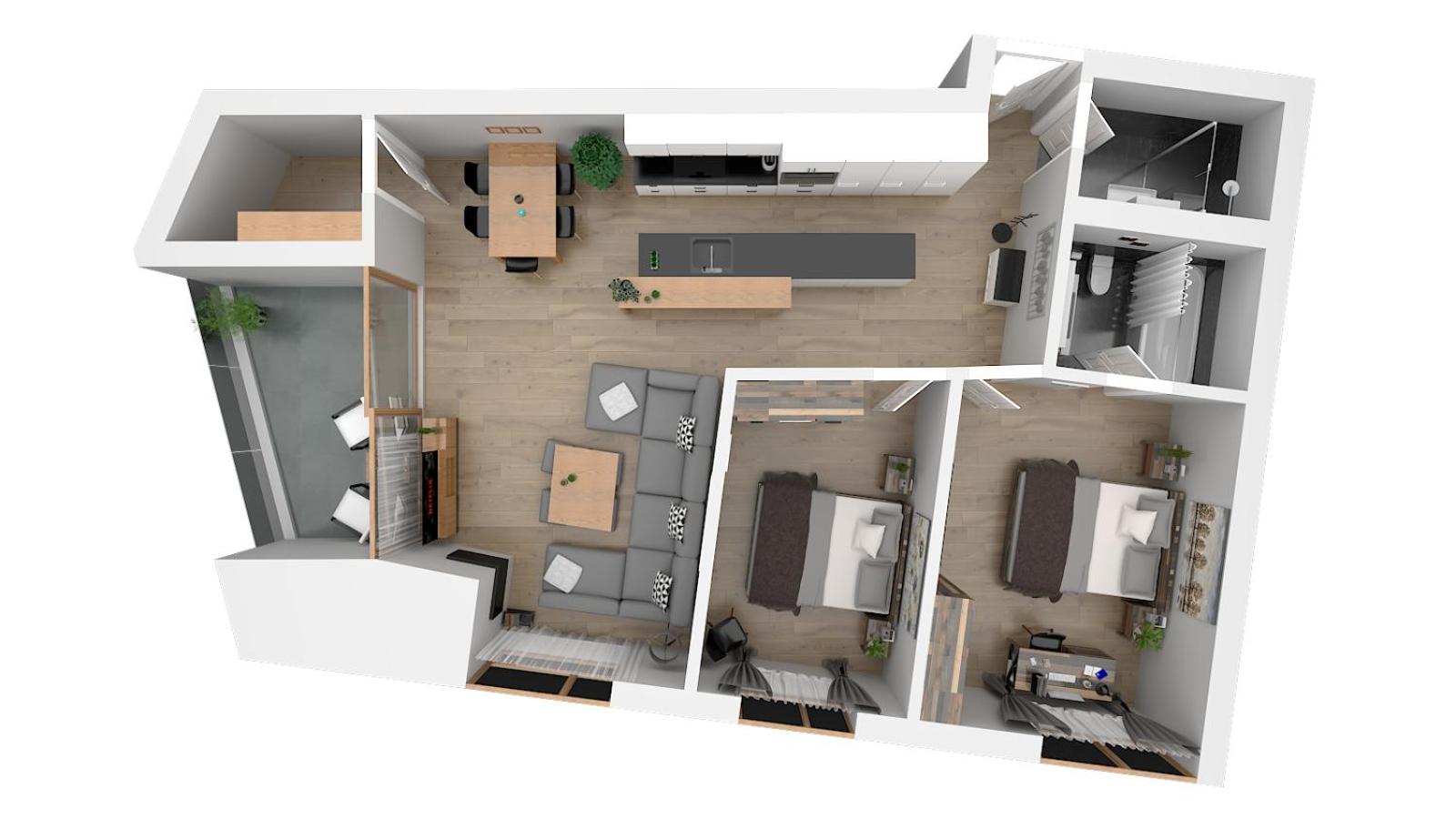 Montanas - Luxuswohnung mit Kamin - Nahe Caumasee & Talstation view 5
