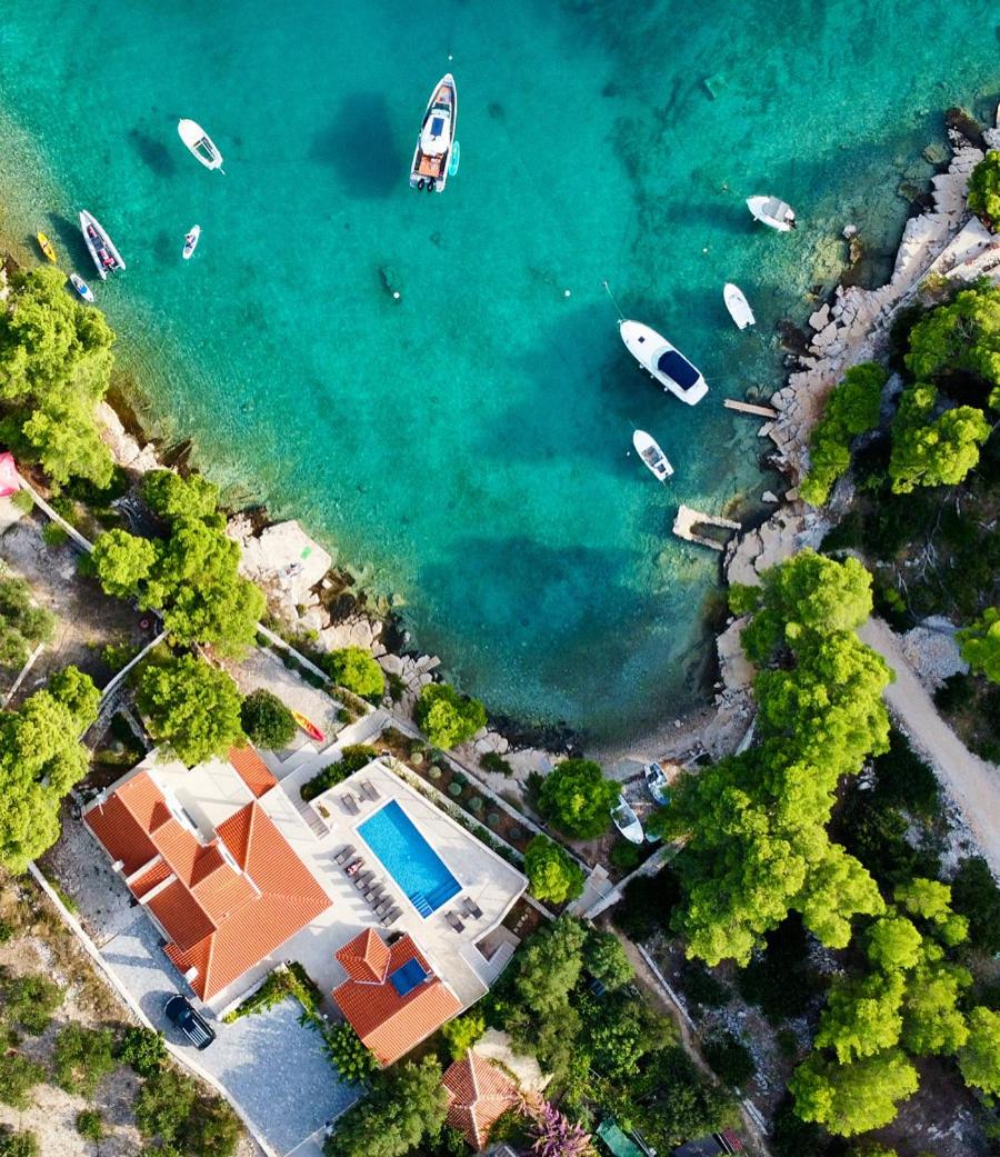 Luxury Villa Kate - in Lucice Bay with turquoise sea, Amazing Seaviews, and Heated Pool view 4