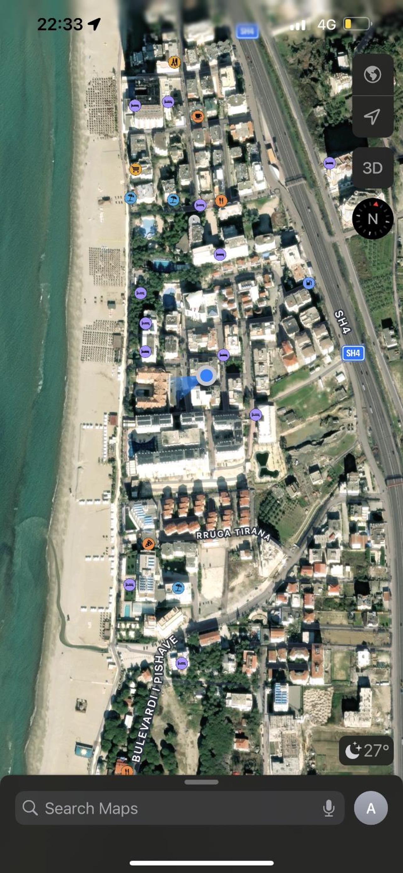 Beachside Apartment Golem 55m2