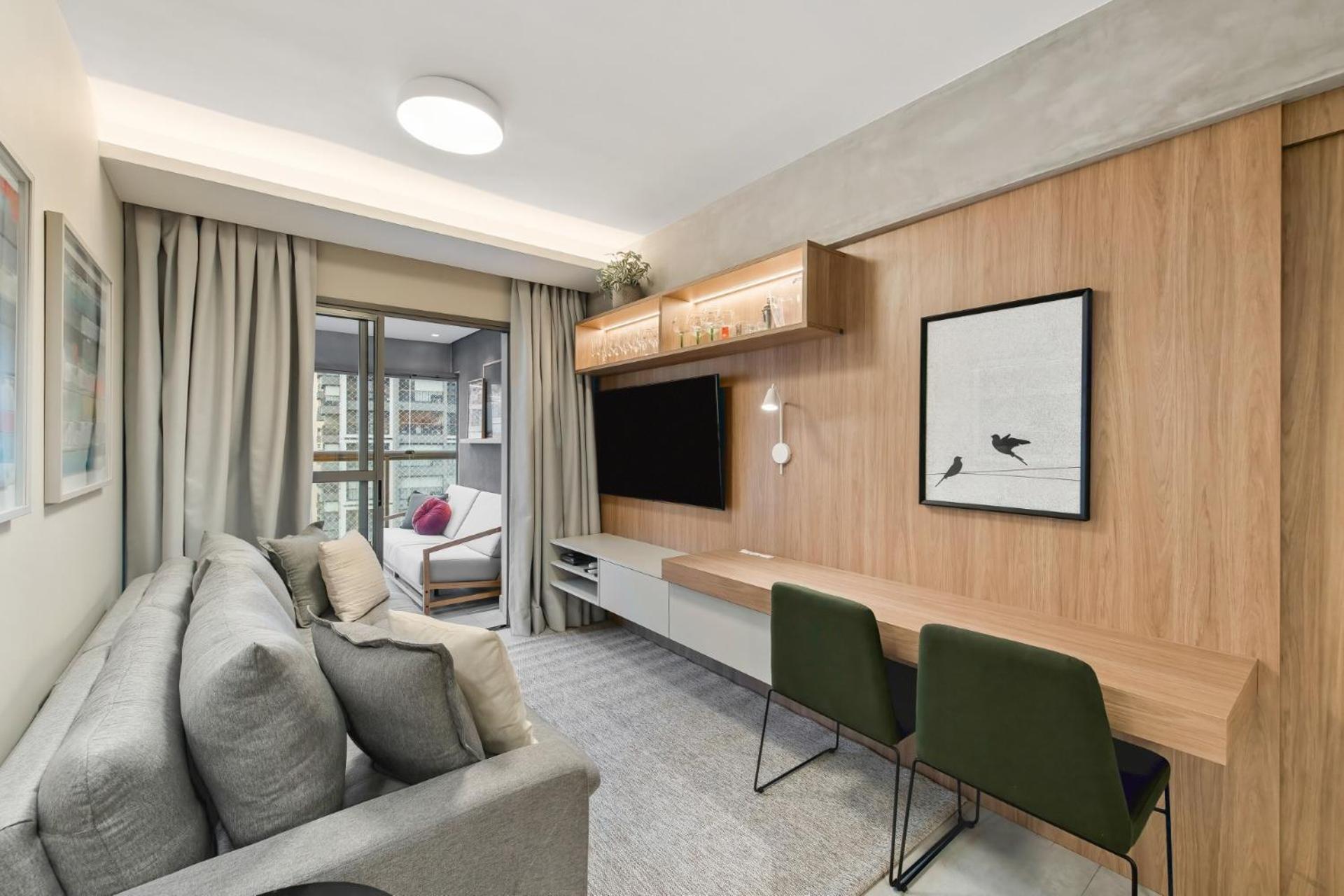 Apartamento Sensacional Novíssimo 67 mts e 2 quartos, para até 6 pessoas
