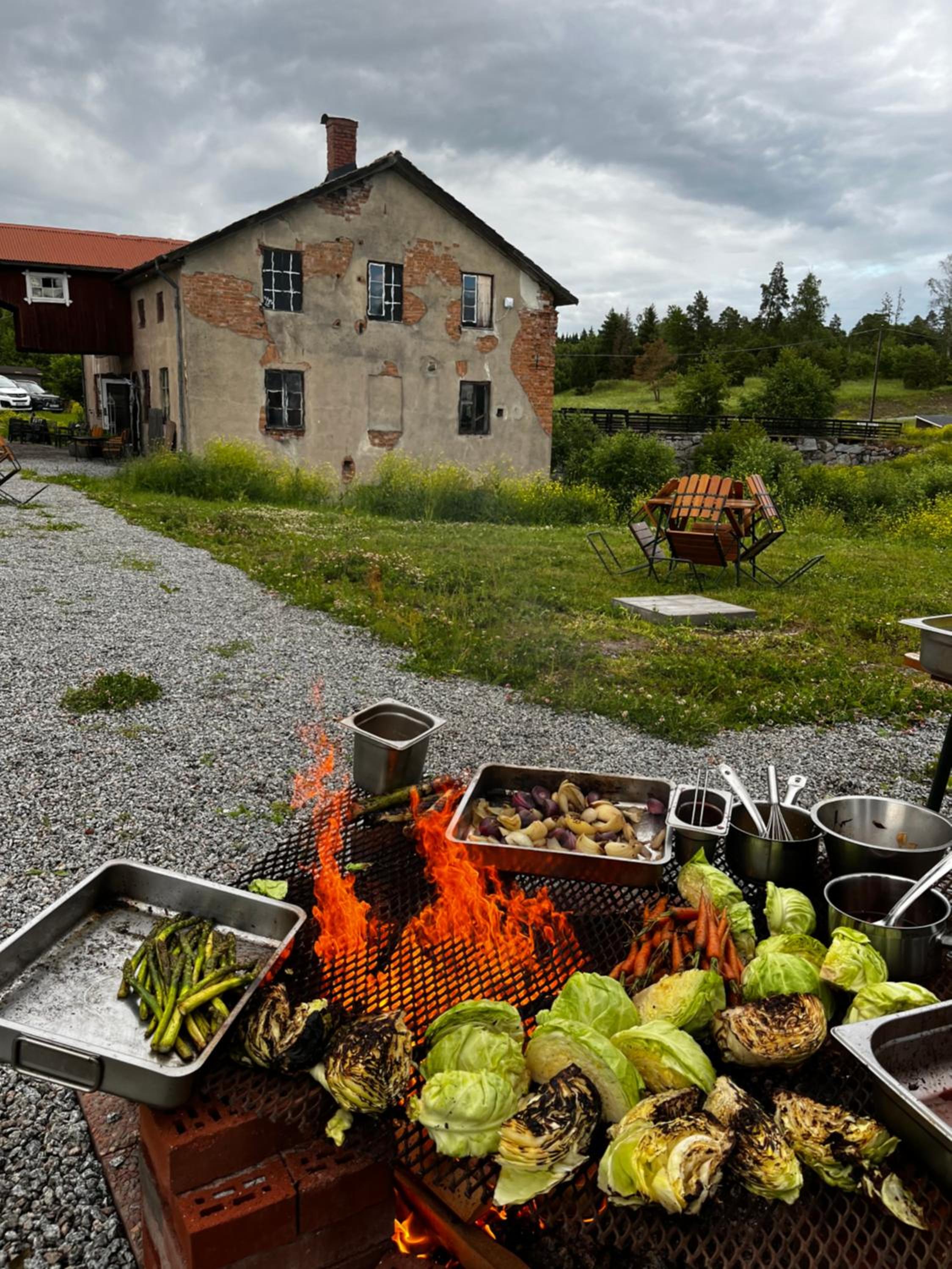 Resta gård bondgårdhotellrum