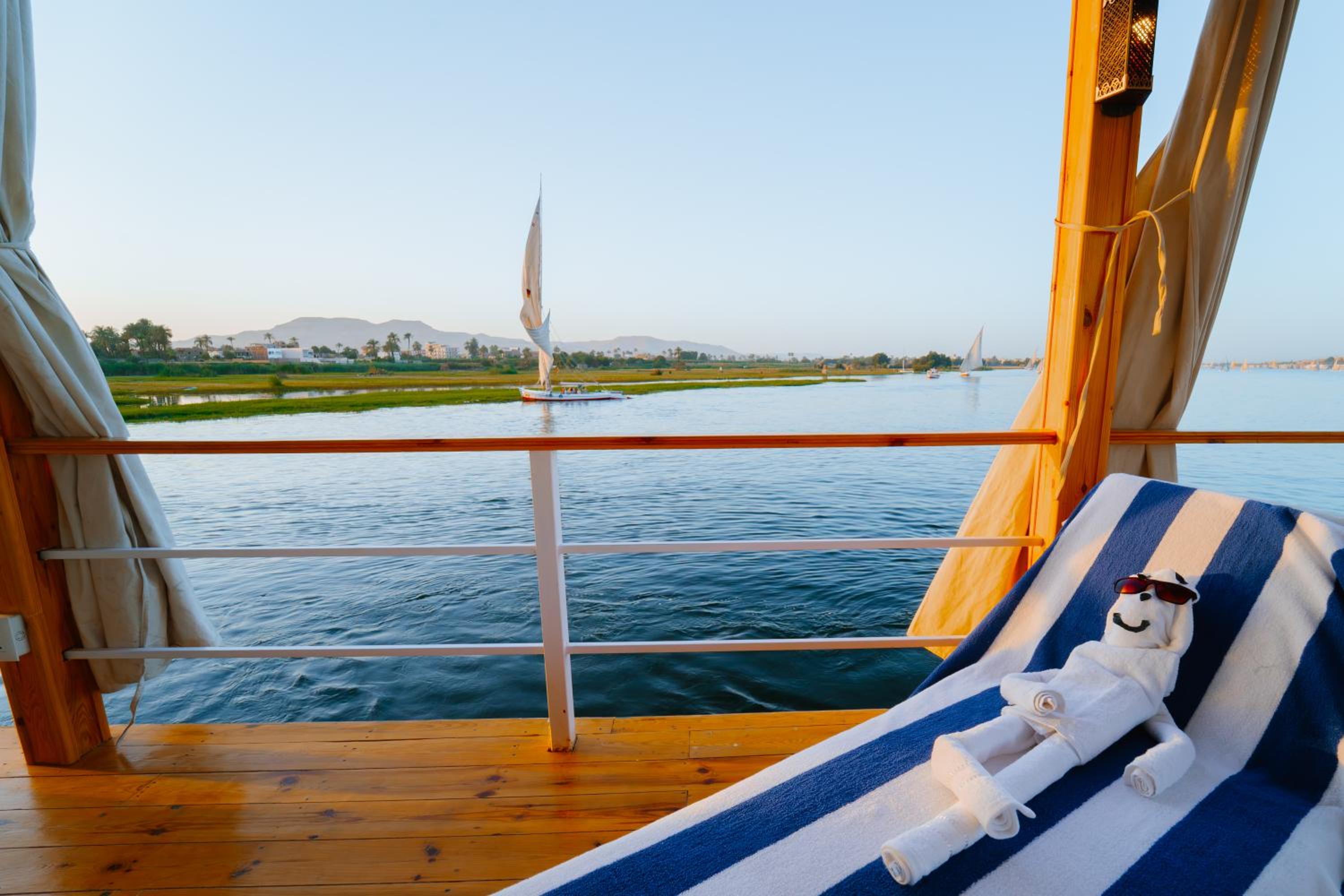 Turquoise Dahabiya , 3,4,7 nights sailing between Luxor and Aswan view 2