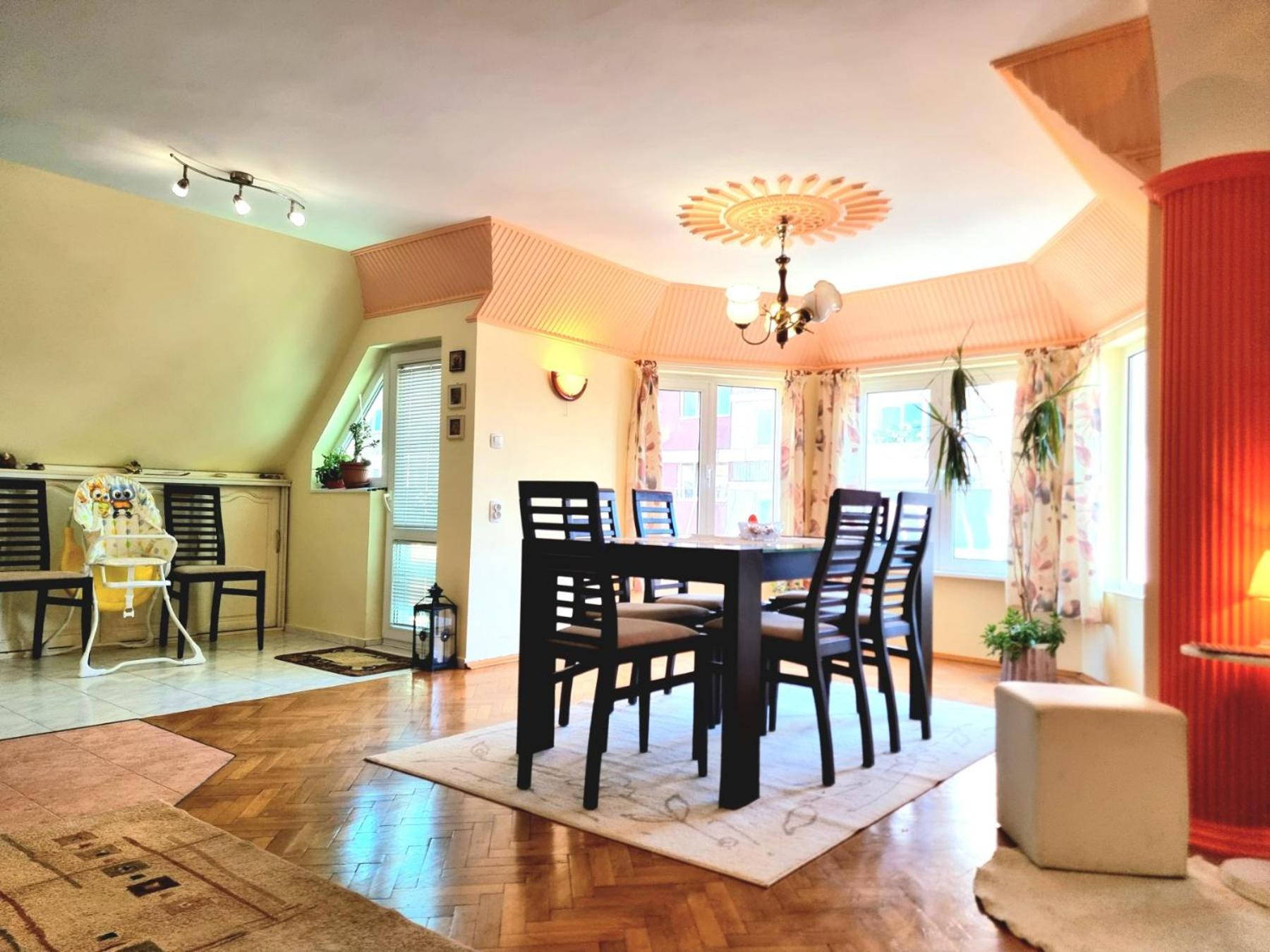 Two-Floor Sunny Apartment in City Centre