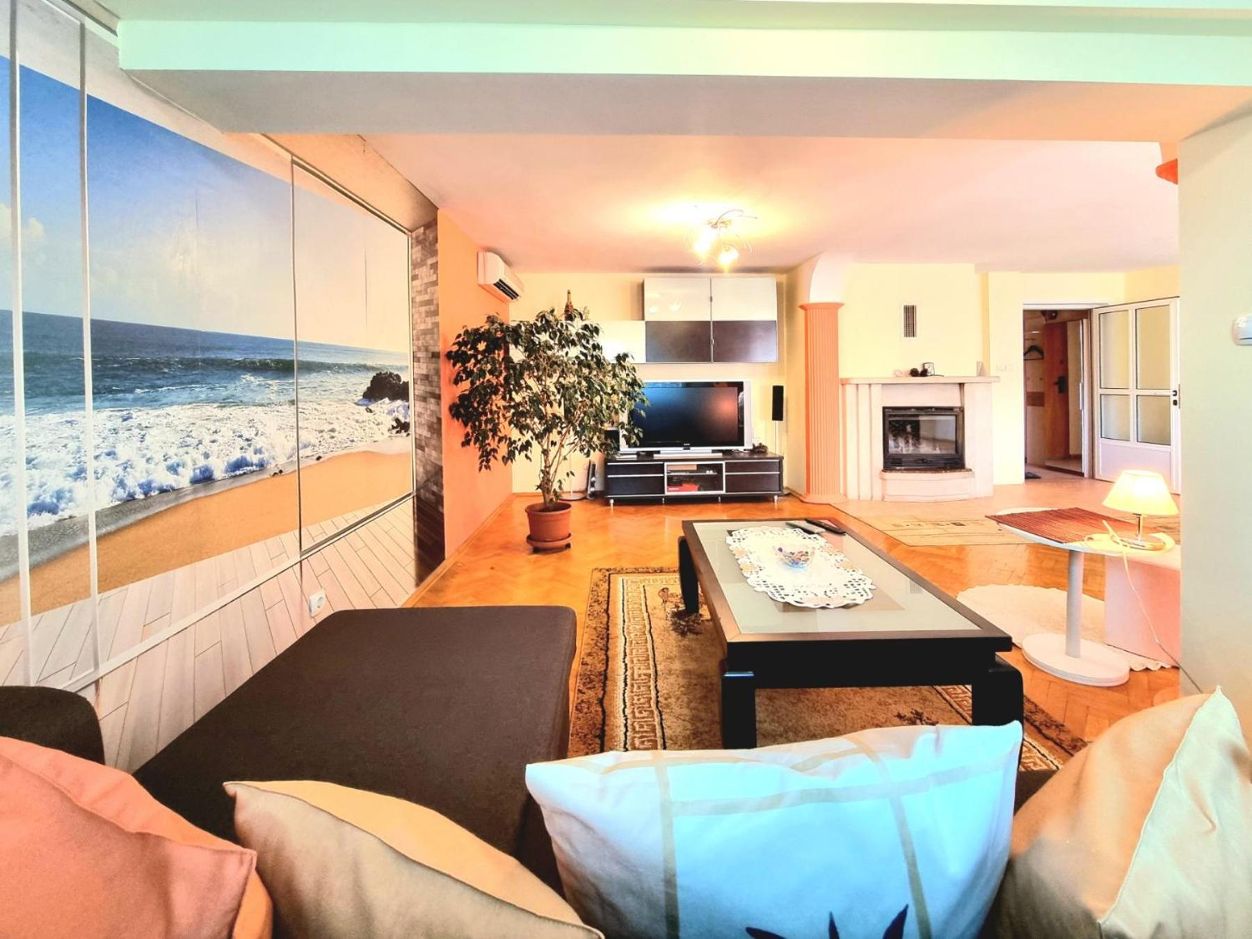 Two-Floor Sunny Apartment in City Centre