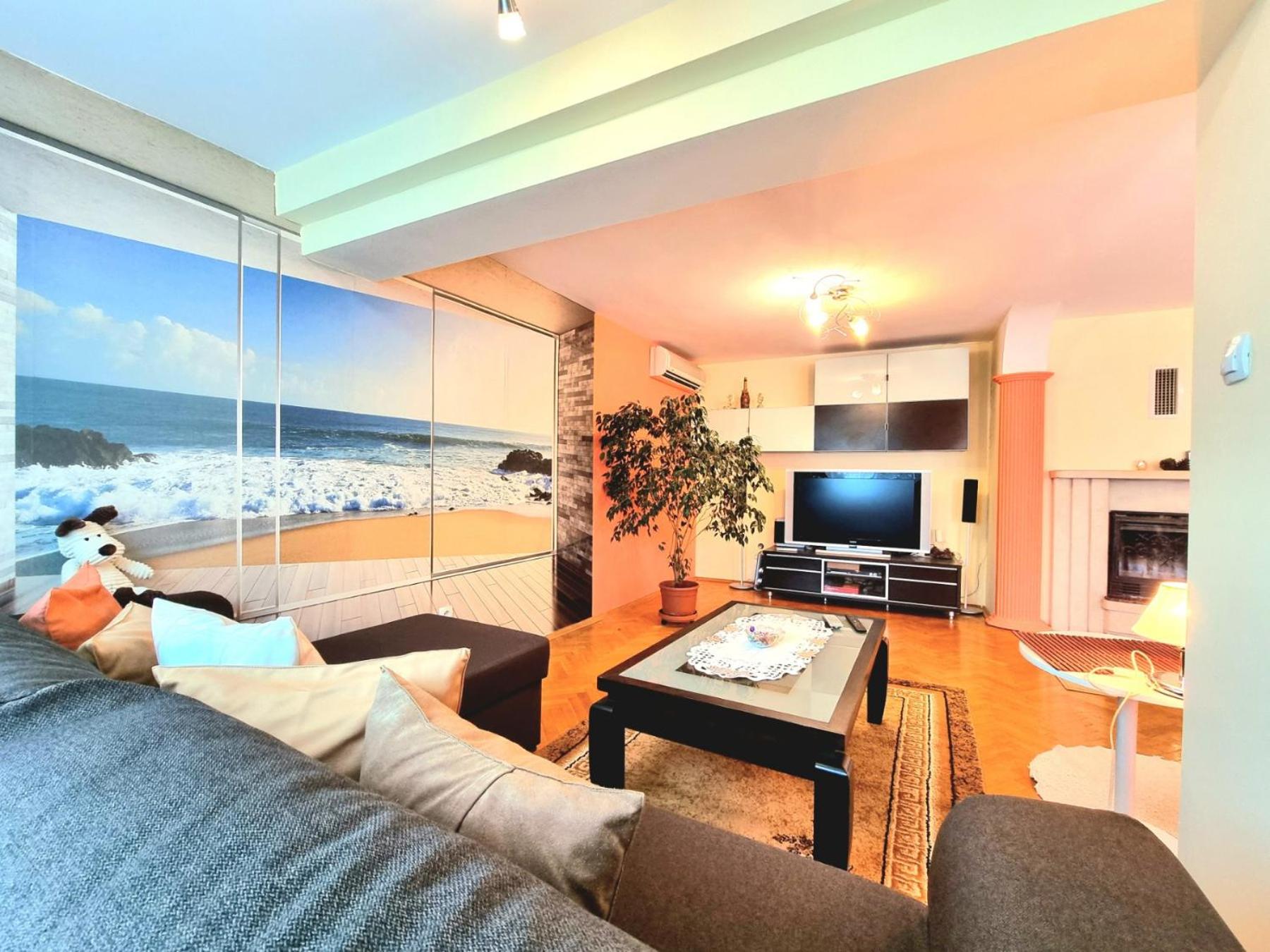 Two-Floor Sunny Apartment in City Centre