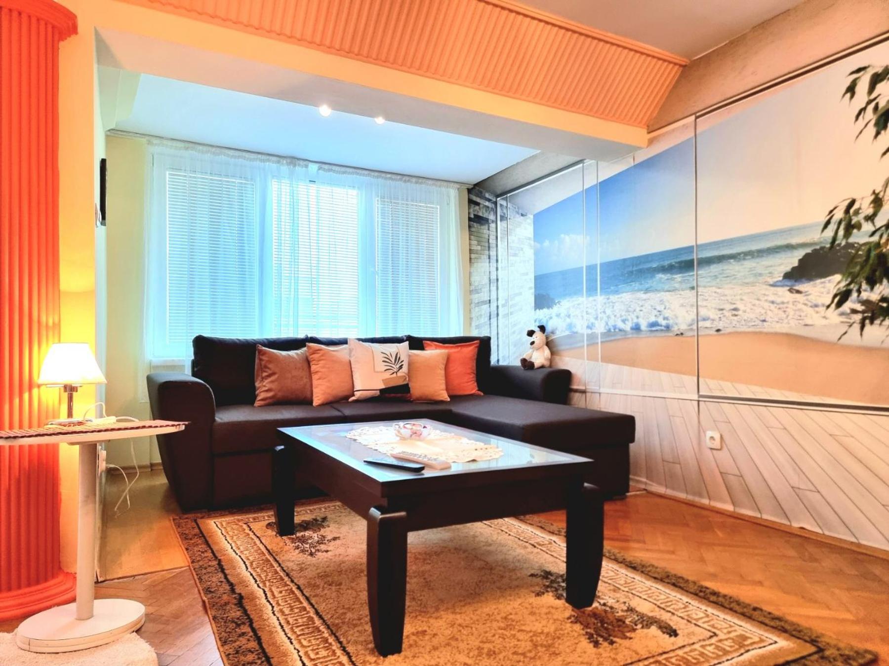 Two-Floor Sunny Apartment in City Centre