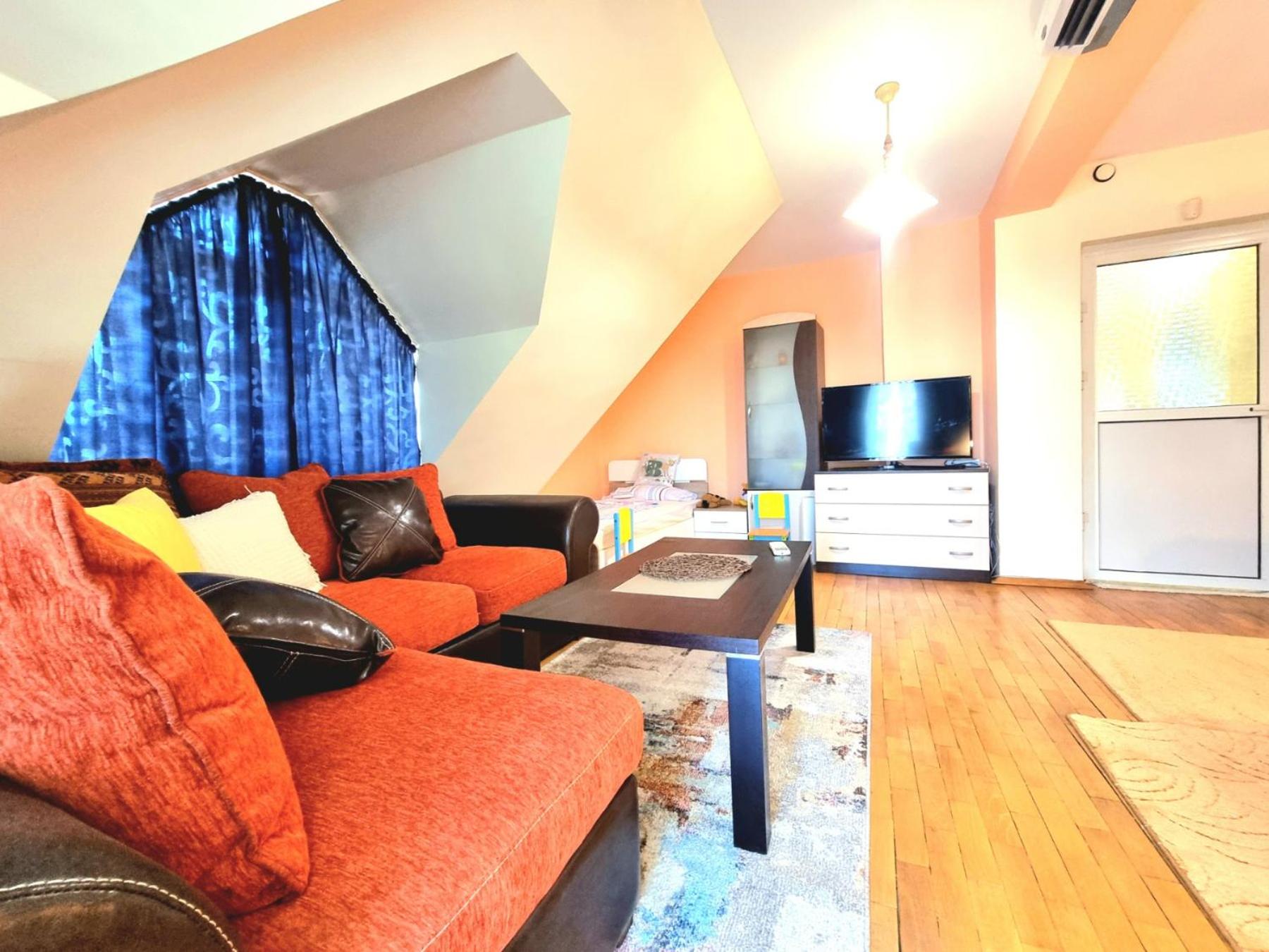 Two-Floor Sunny Apartment in City Centre