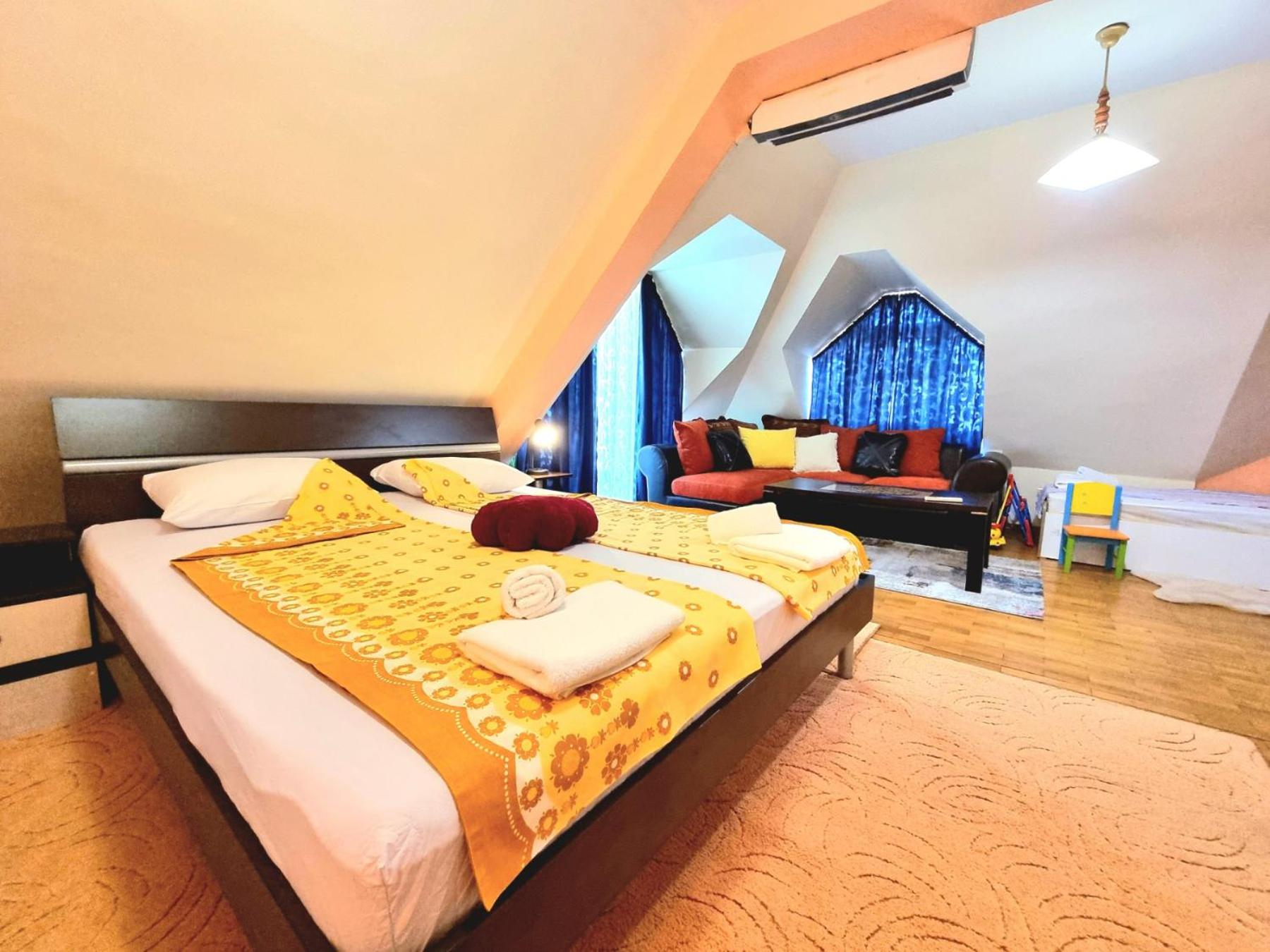 Two-Floor Sunny Apartment in City Centre