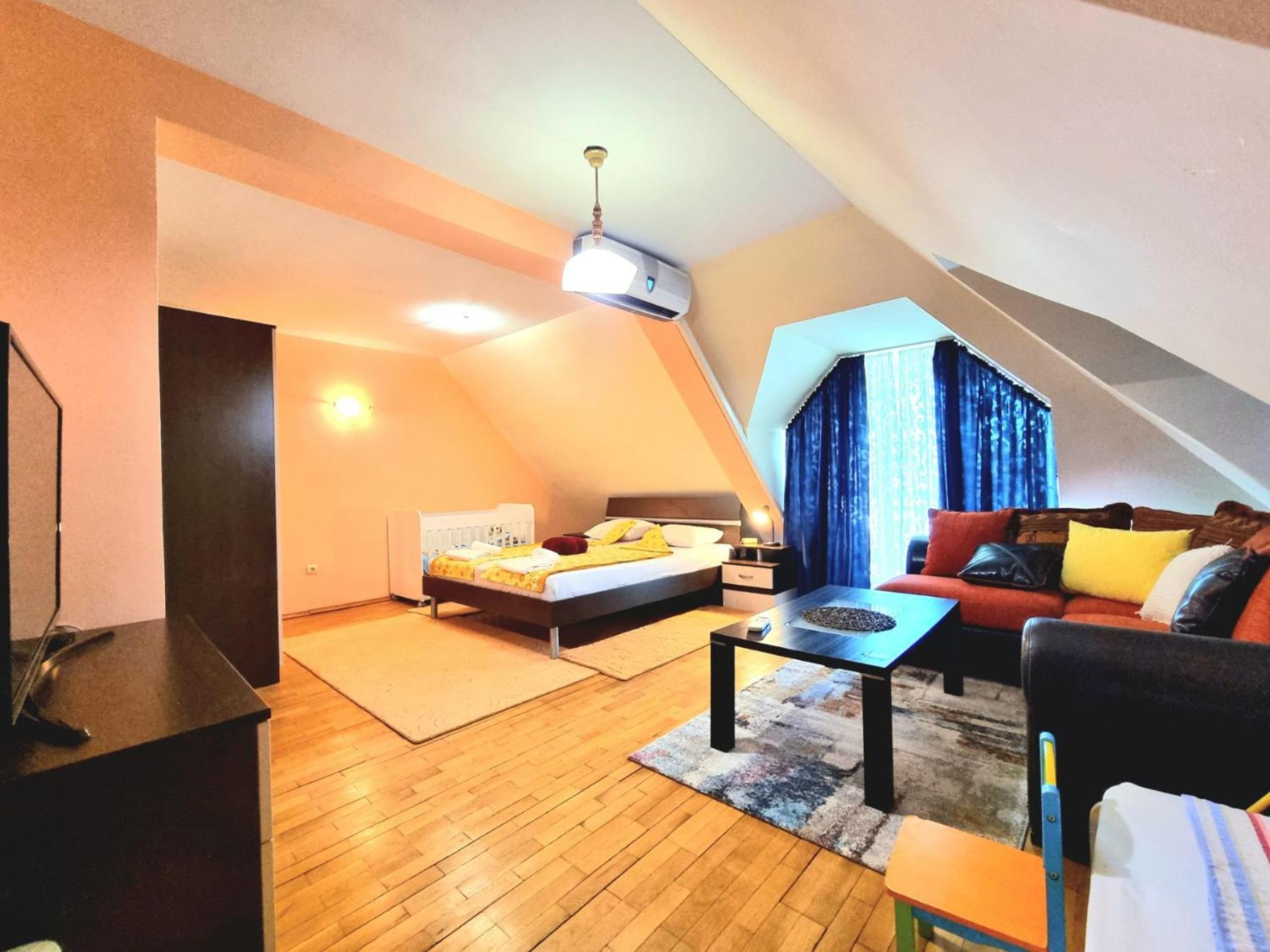 Two-Floor Sunny Apartment in City Centre
