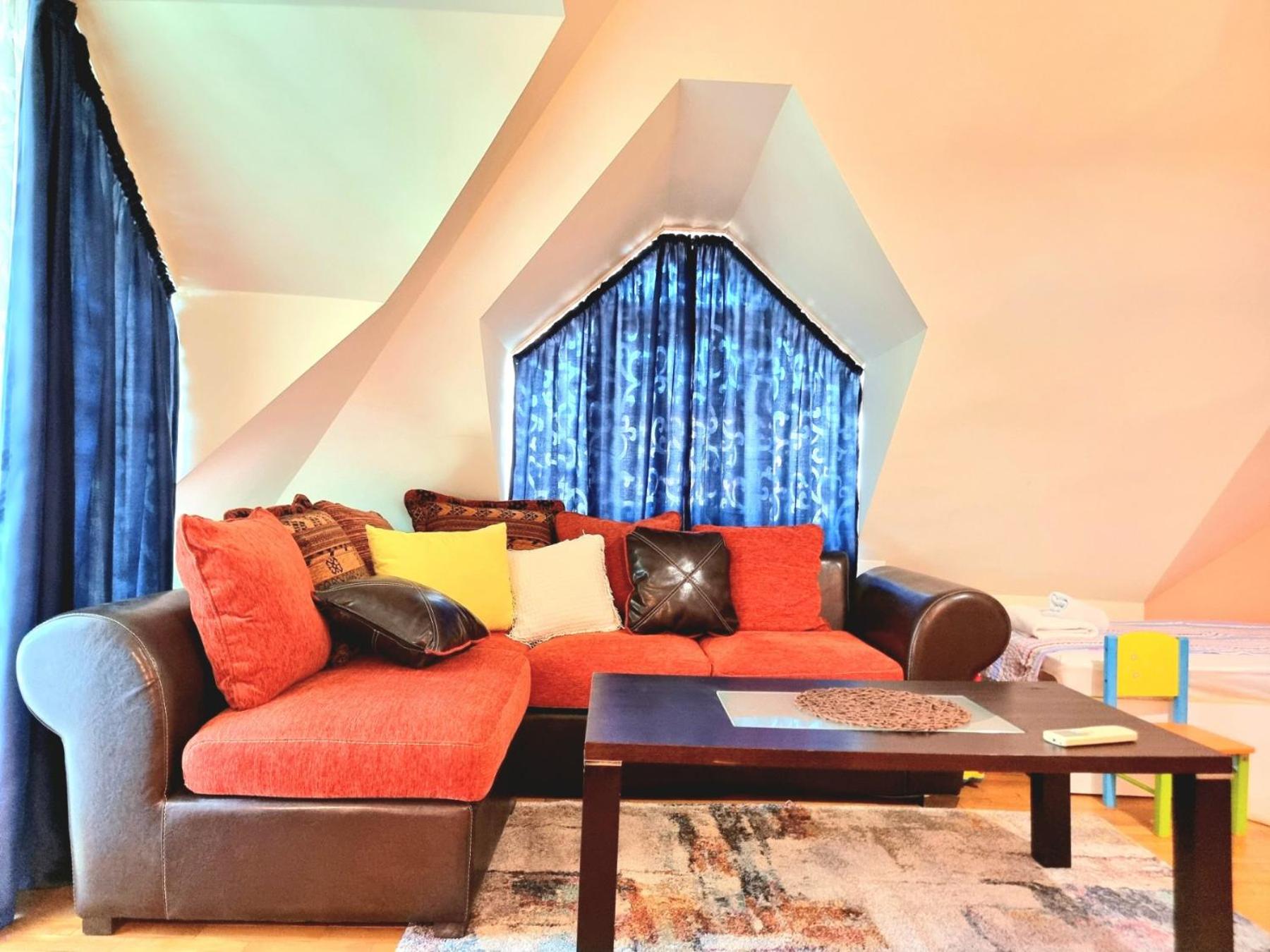 Two-Floor Sunny Apartment in City Centre