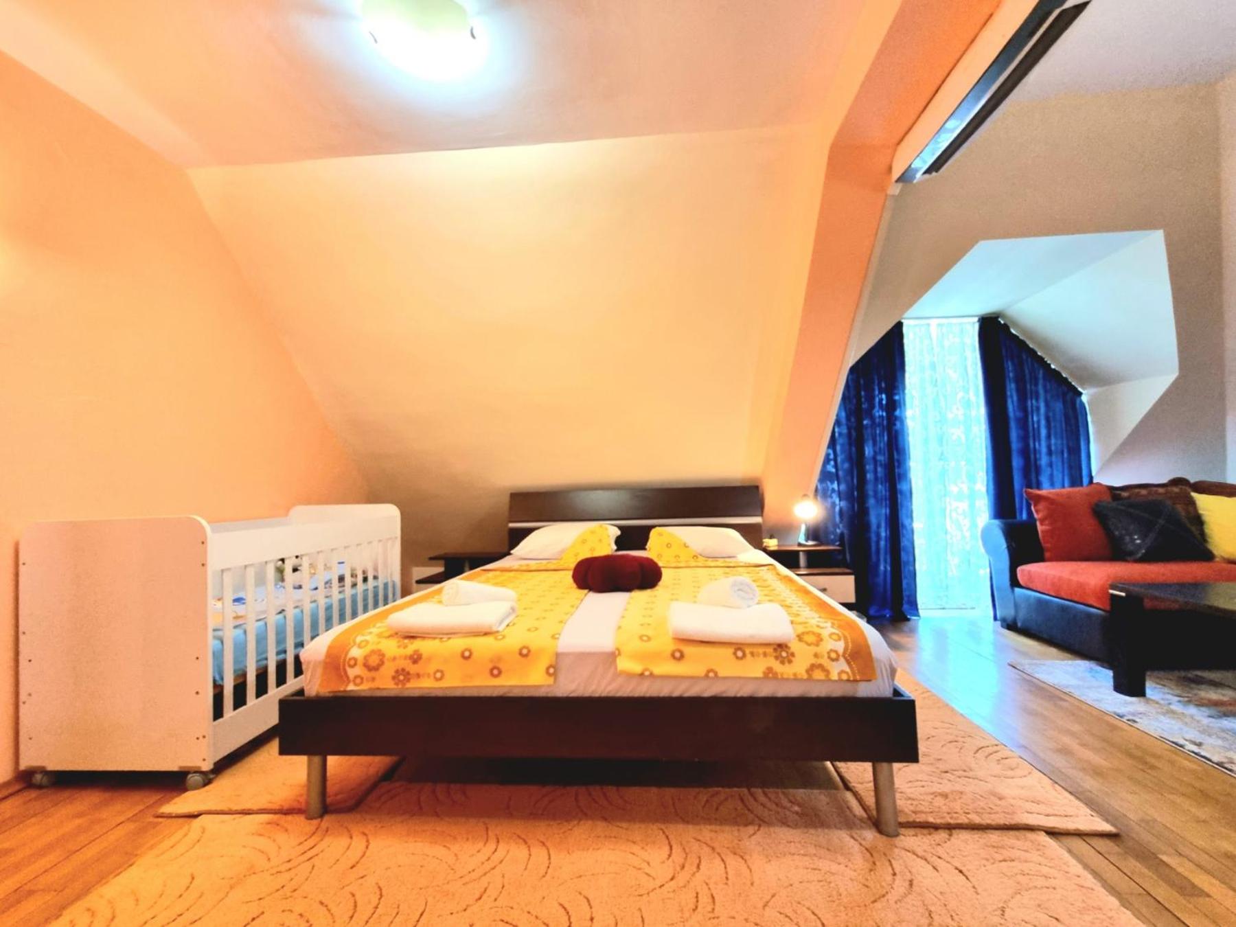 Two-Floor Sunny Apartment in City Centre