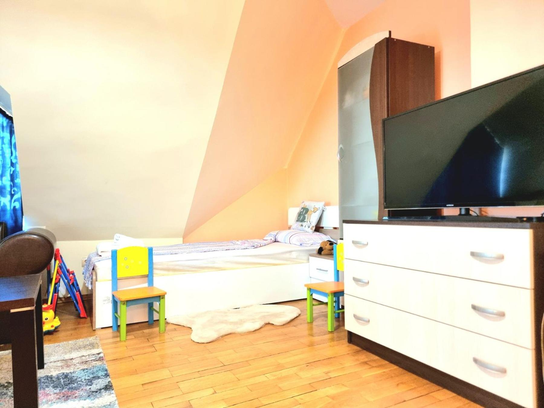 Two-Floor Sunny Apartment in City Centre