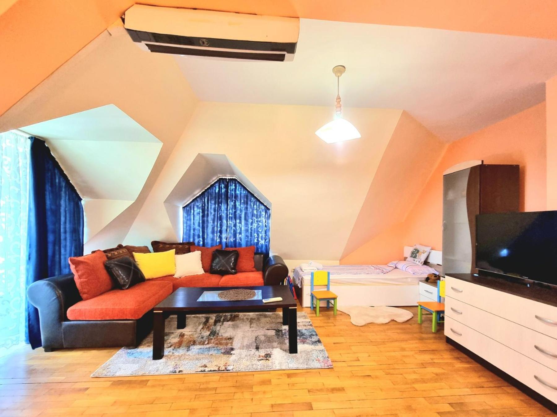Two-Floor Sunny Apartment in City Centre