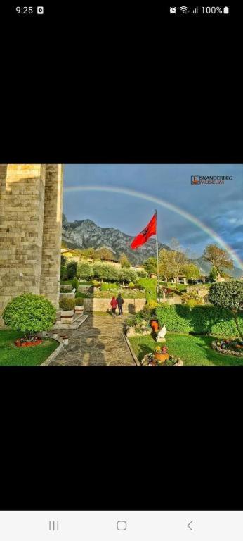 Vila HK is a cozy and welcoming house in the heart of Kruje It offers comfortable accommodation,free public parking nearby,and breakfast included,ensuring 