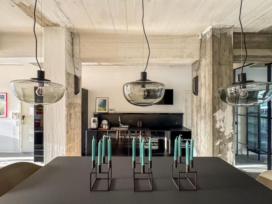 Stunning Industrial-Style Loft by the Canals