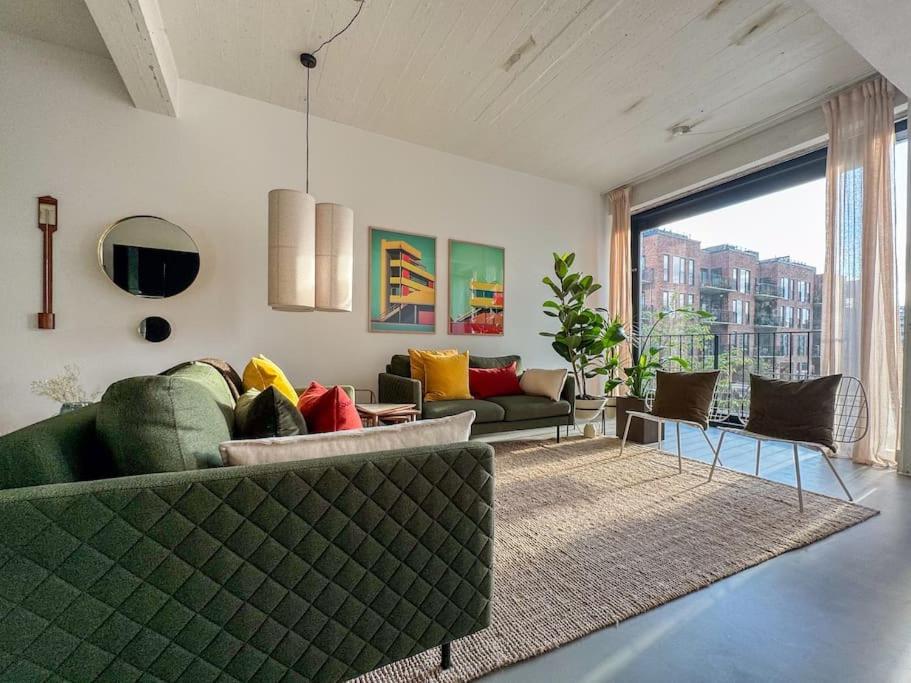 Stunning Industrial-Style Loft by the Canals