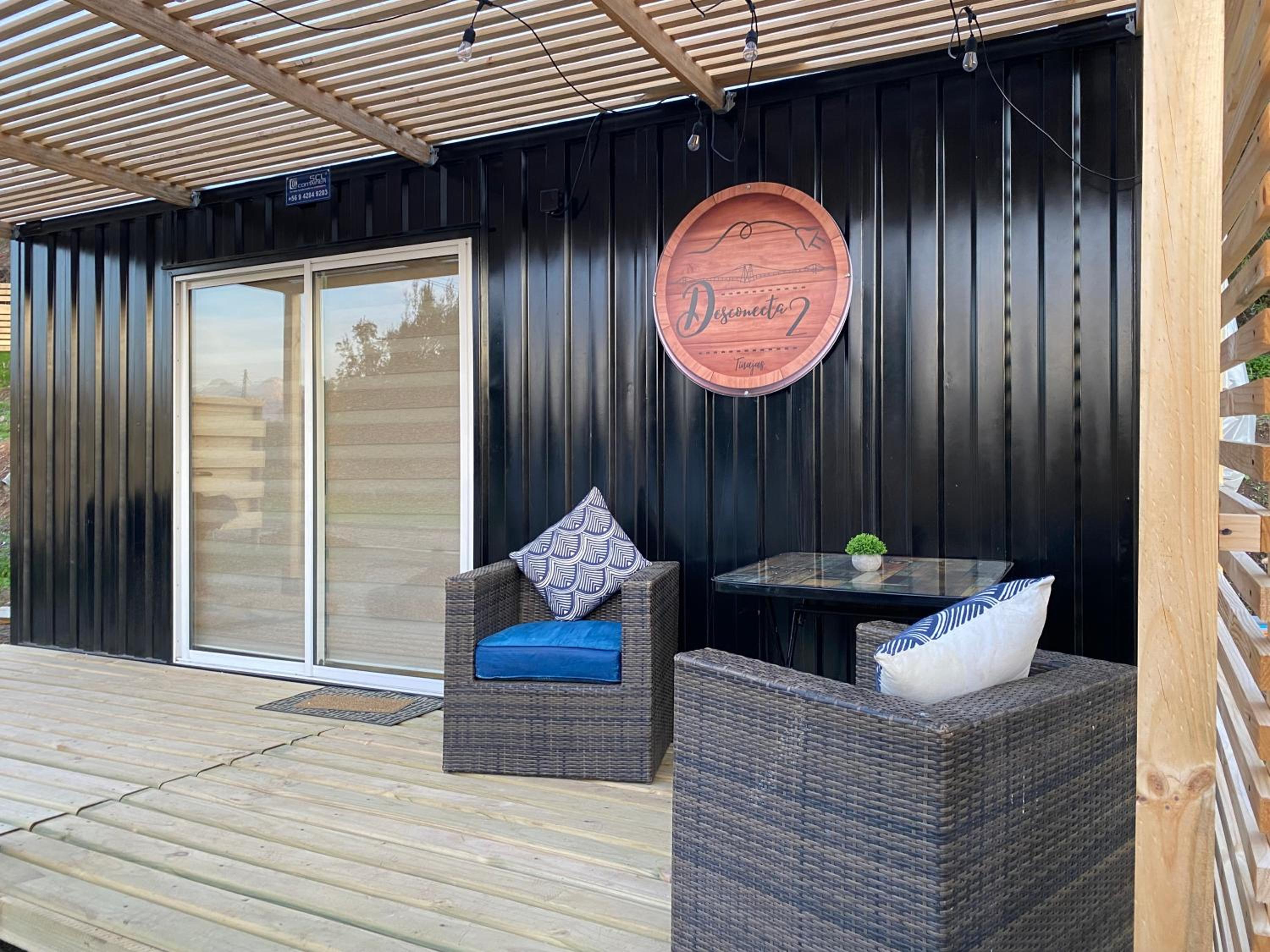 Tiny house con tinaja privada