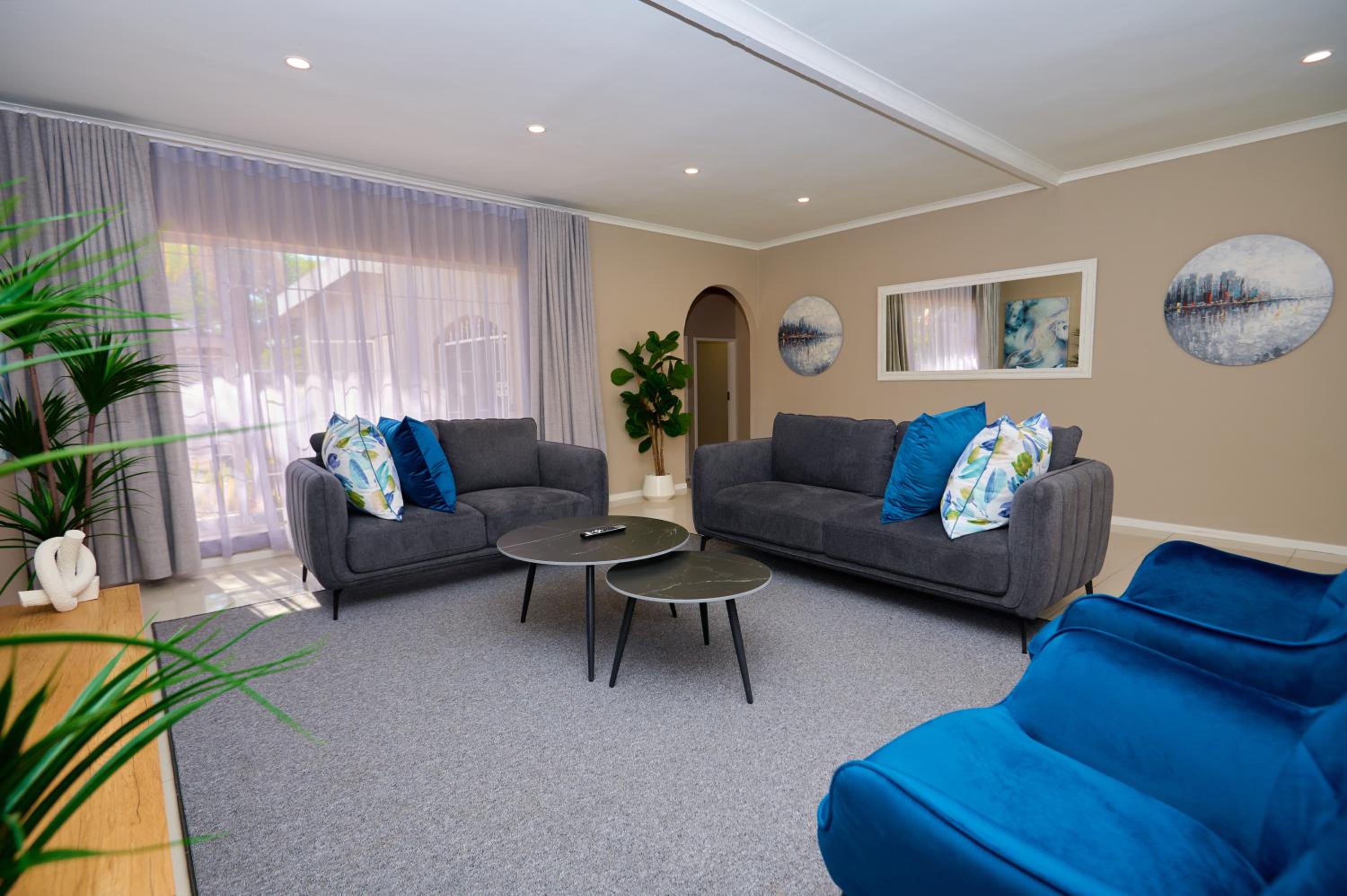Sunny villa with pool and garden