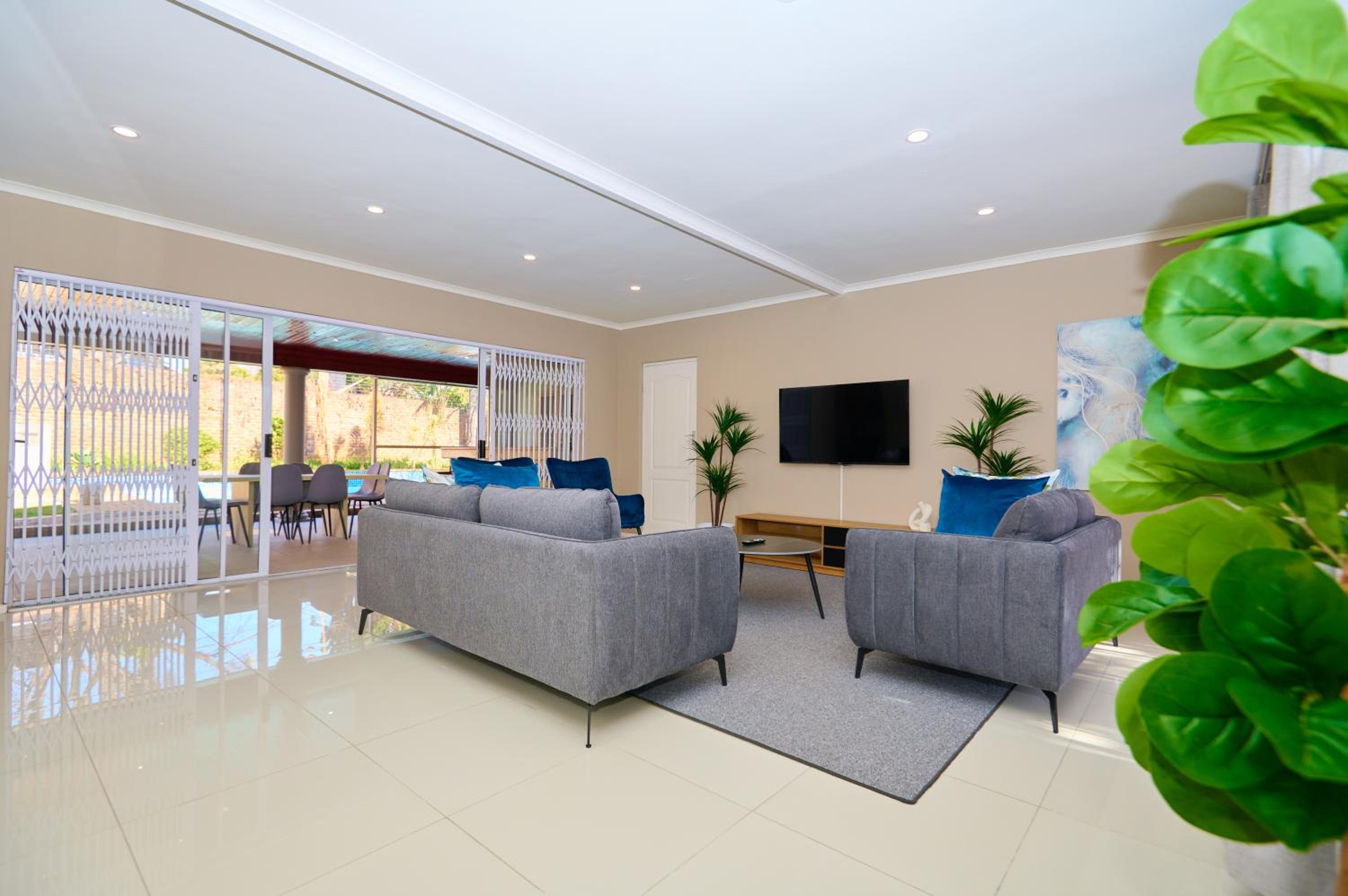 Sunny villa with pool and garden
